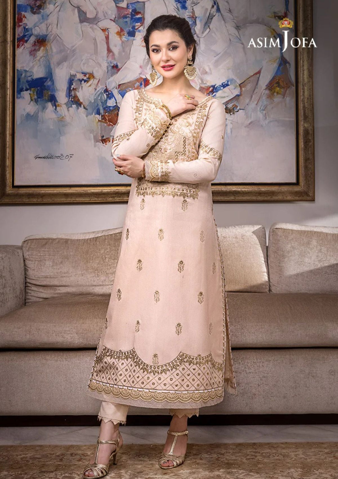 Formal Collection - Asim Jofa - Zari Sitara - AJZS#15 - Official Asim Jofa - Agha Fabrics UK