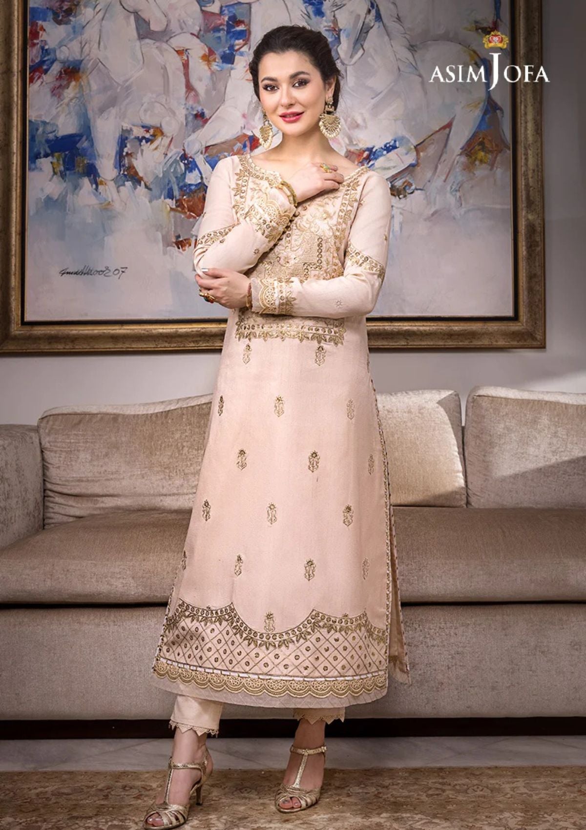 Formal Collection - Asim Jofa - Zari Sitara - AJZS#15 - Official Asim Jofa - Agha Fabrics UK