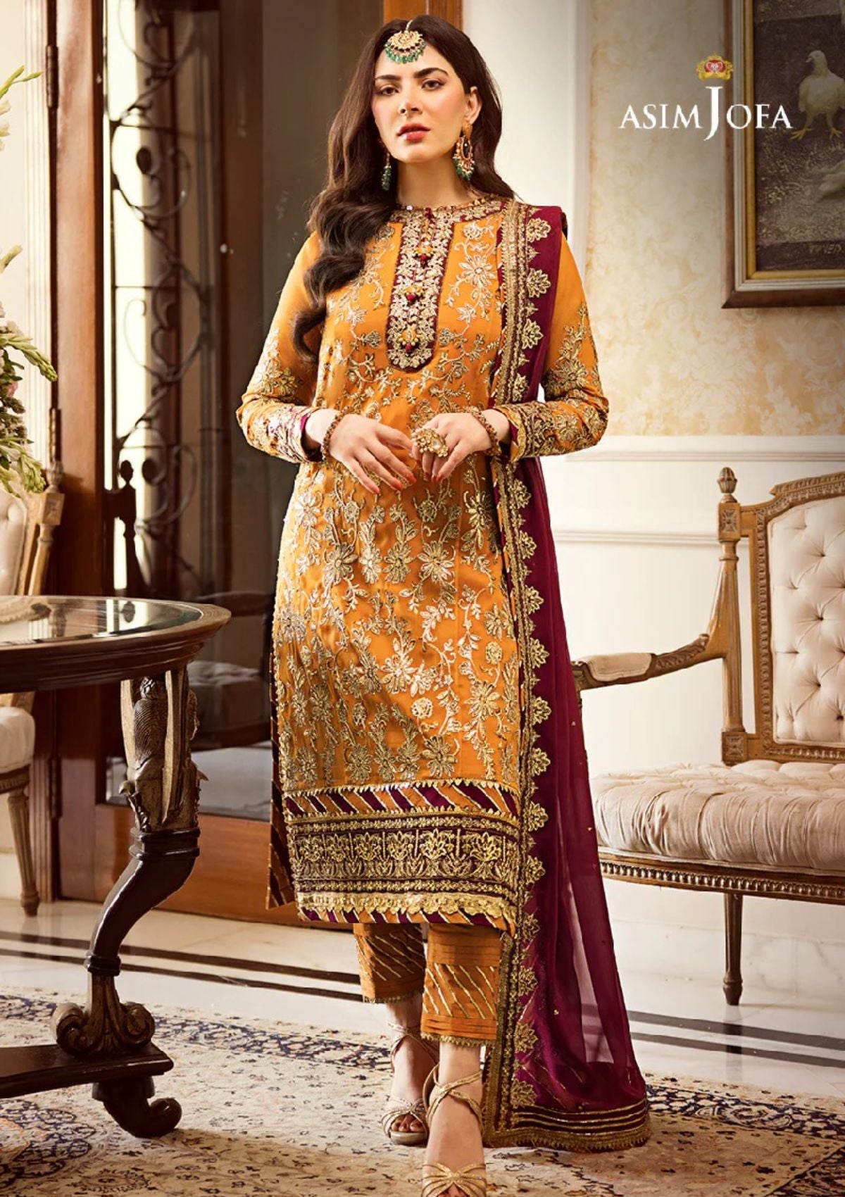 Formal Collection - Asim Jofa - Zari Sitara - AJZS#30 - Official Asim Jofa - Agha Fabrics UK