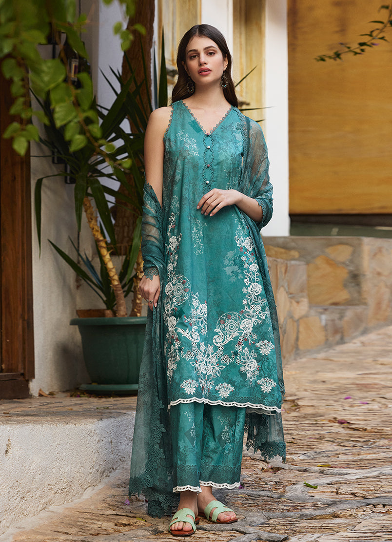 Image | Spring Printkari 25 | Sareh - Official Image - Agha Fabrics UK