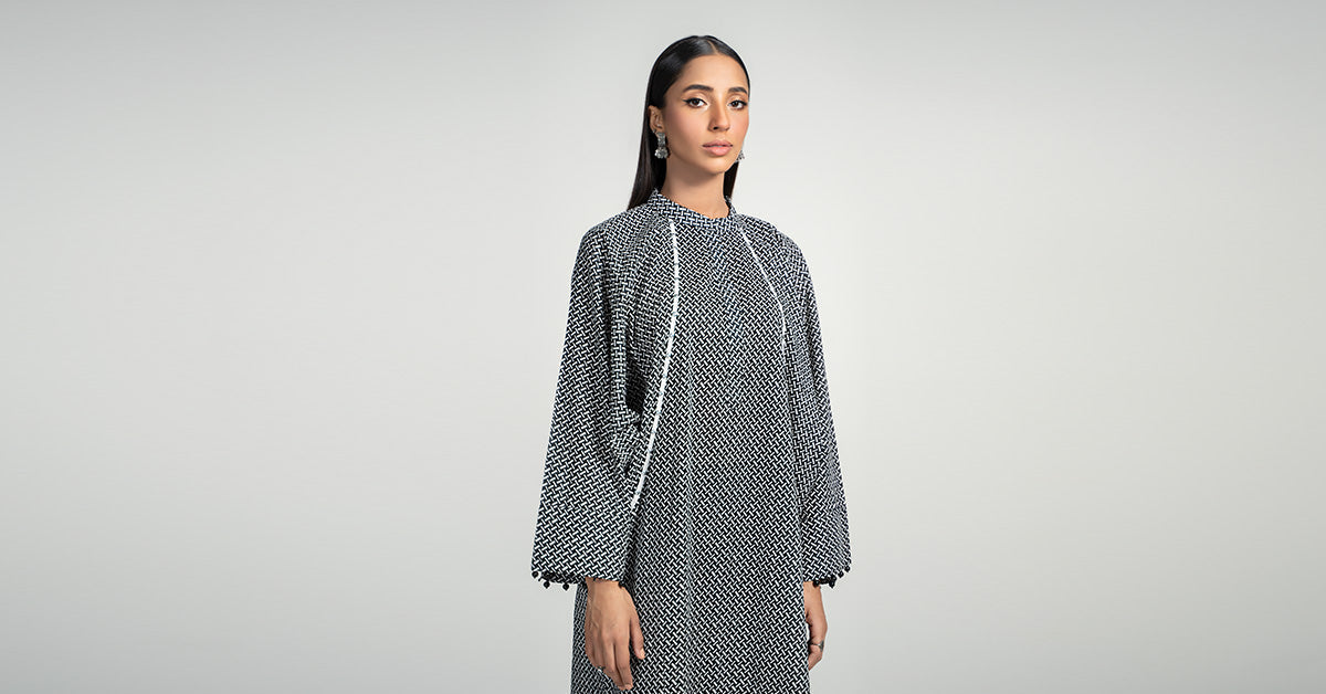 Maria B | Luxury Winter Pret 25 | PS-PF24-09-Black