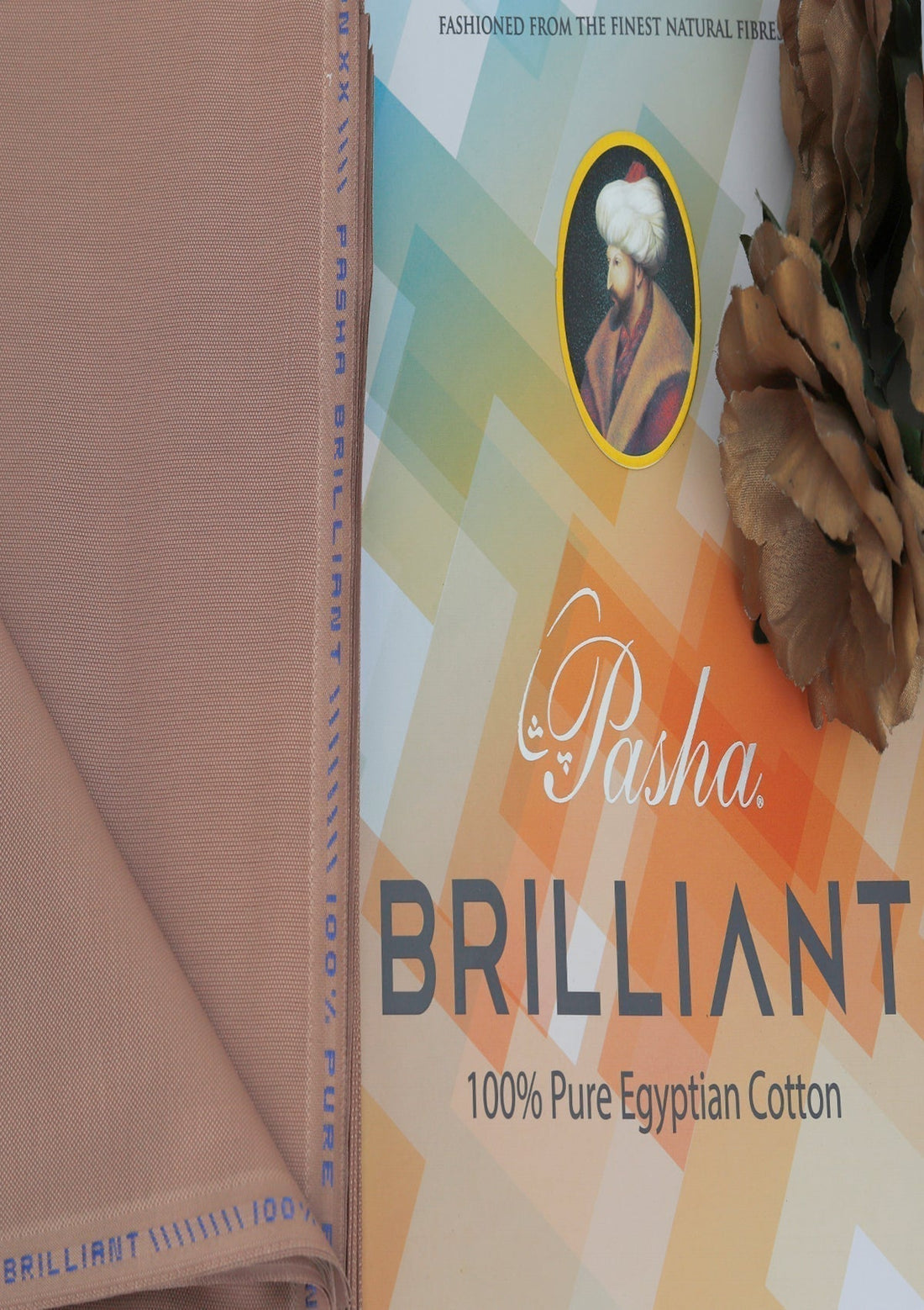 Pasha Brilliant Cotton Plain Color# (043-Winter Wheat)
