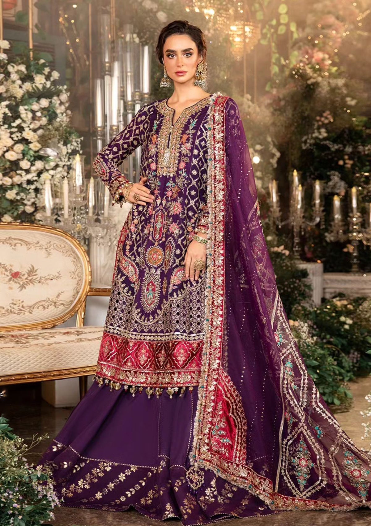 Formal Collection - Maria B - Mbroidered - Wedding Edition 24 - MWE#03 - Official Maria B - Agha Fabrics UK