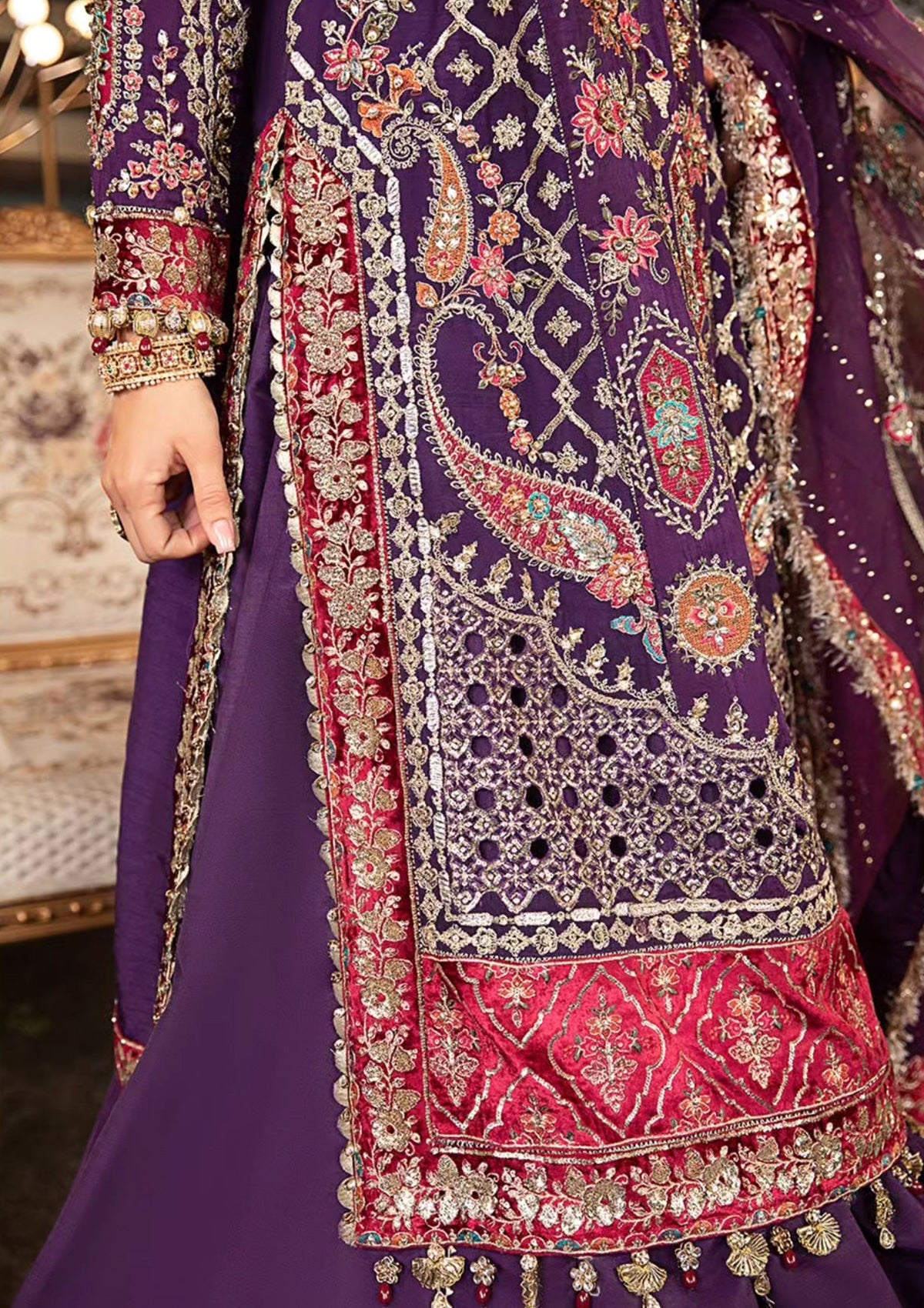 Formal Collection - Maria B - Mbroidered - Wedding Edition 24 - MWE#03 - Official Maria B - Agha Fabrics UK