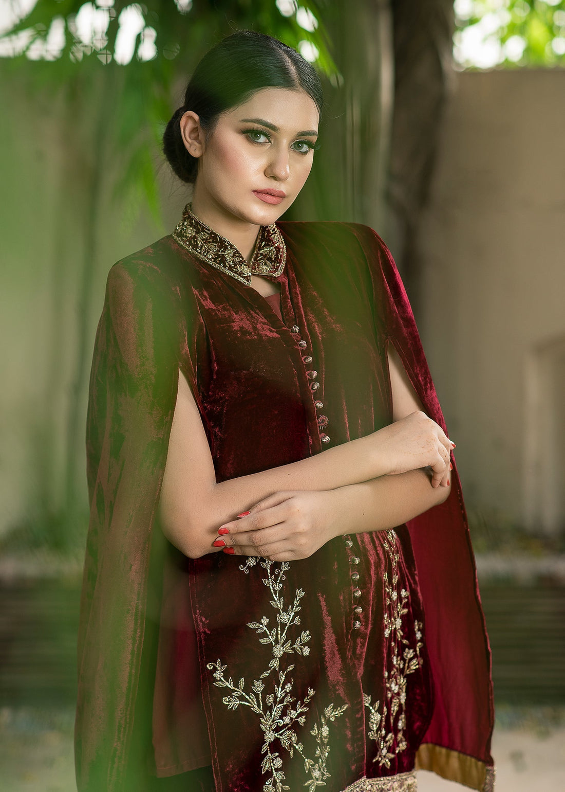 Purple Haze | Velvet Formals | Maroon Velvet