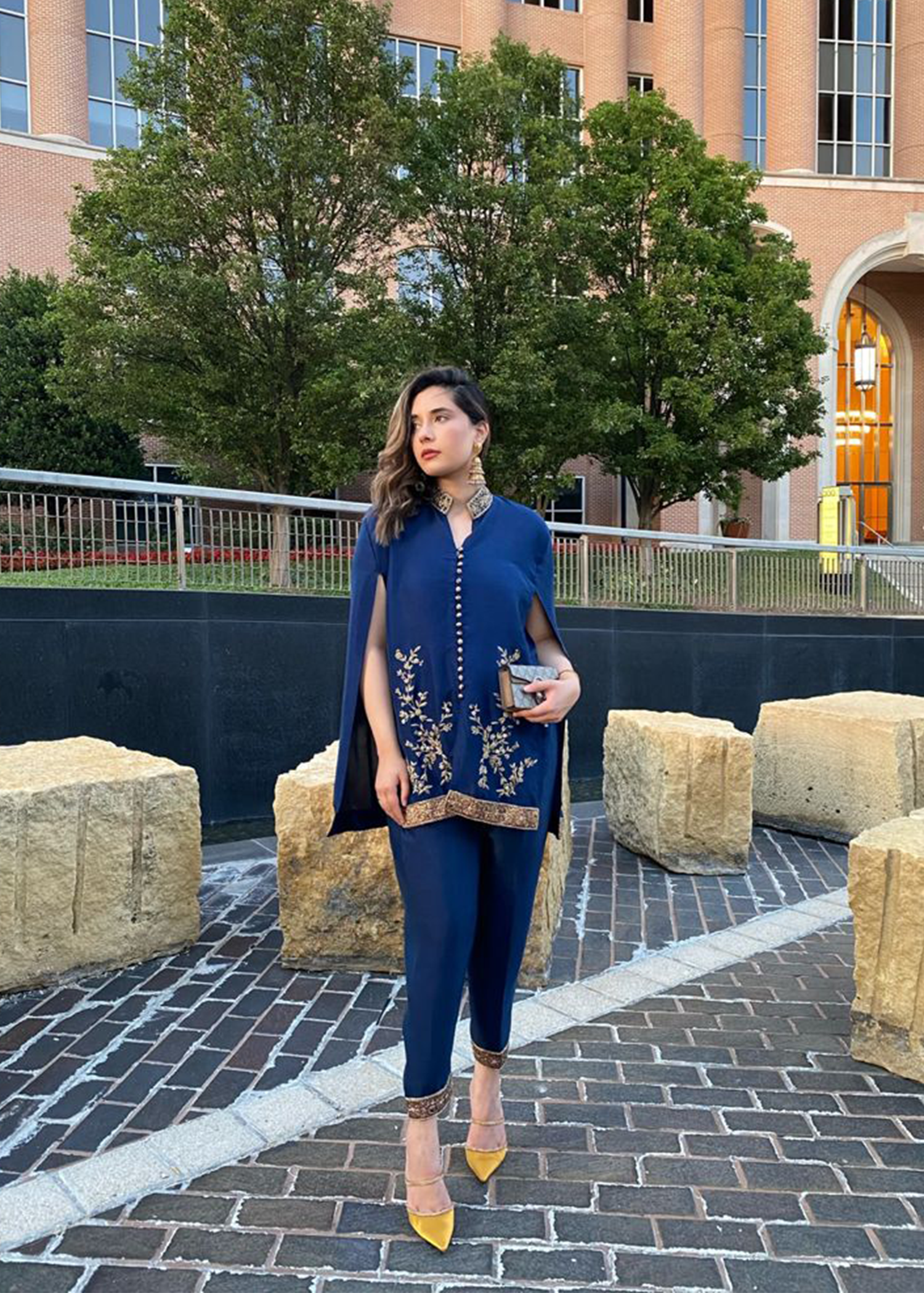 Purple Haze | Velvet Formals | Blue Raw Silk
