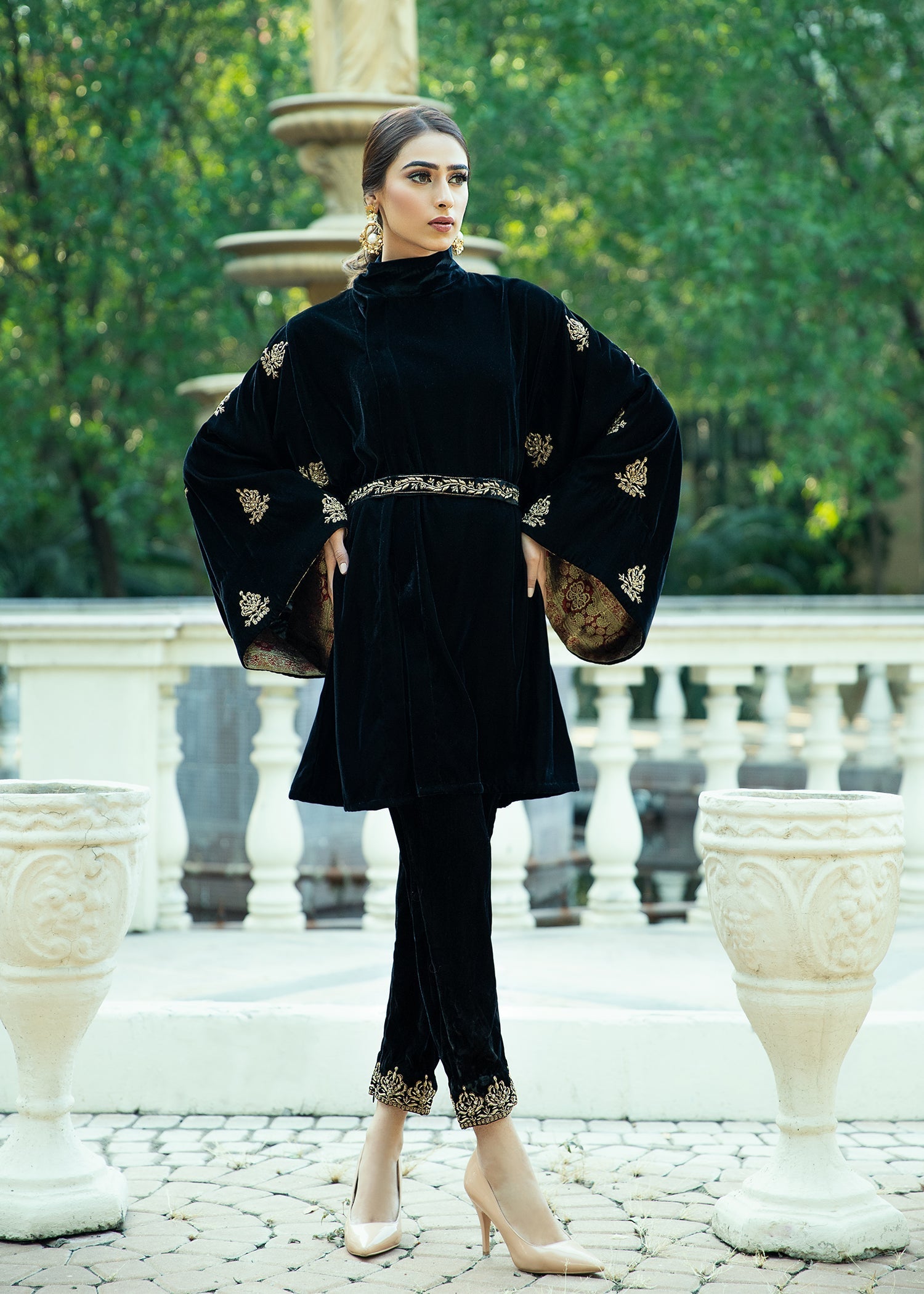 Purple Haze | Velvet Formals | Black velvet Jacket