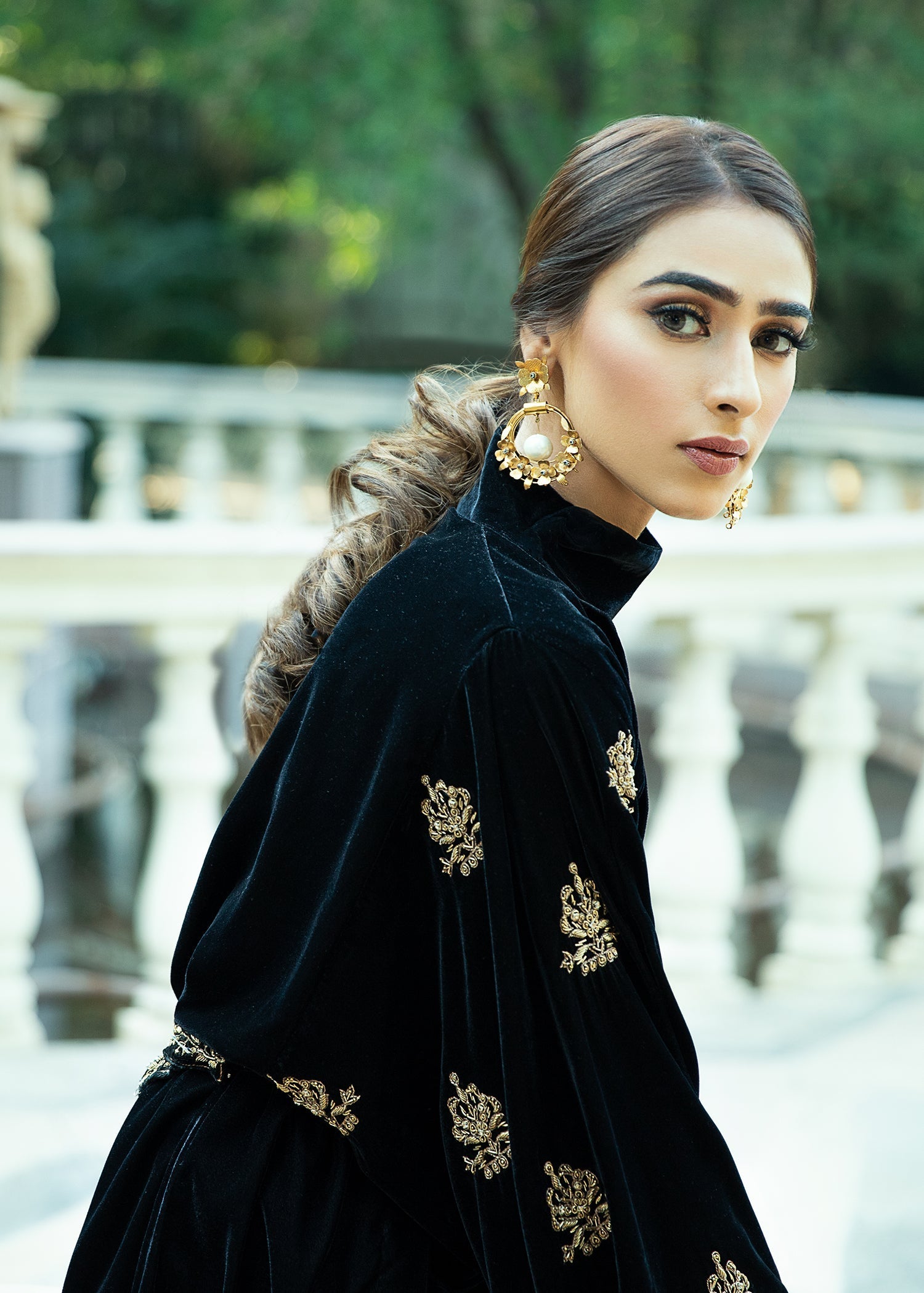 Purple Haze | Velvet Formals | Black velvet Jacket