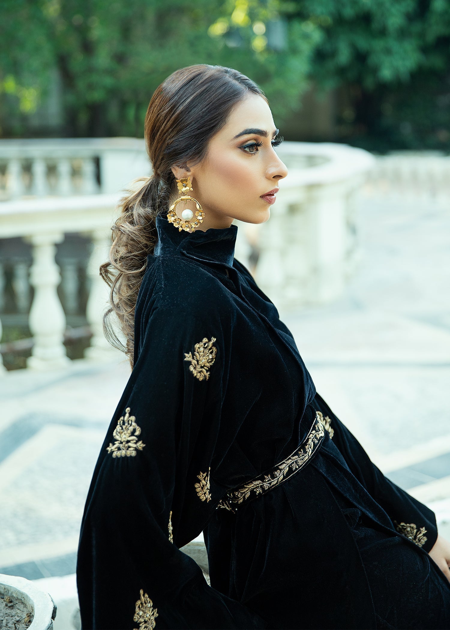 Purple Haze | Velvet Formals | Black velvet Jacket