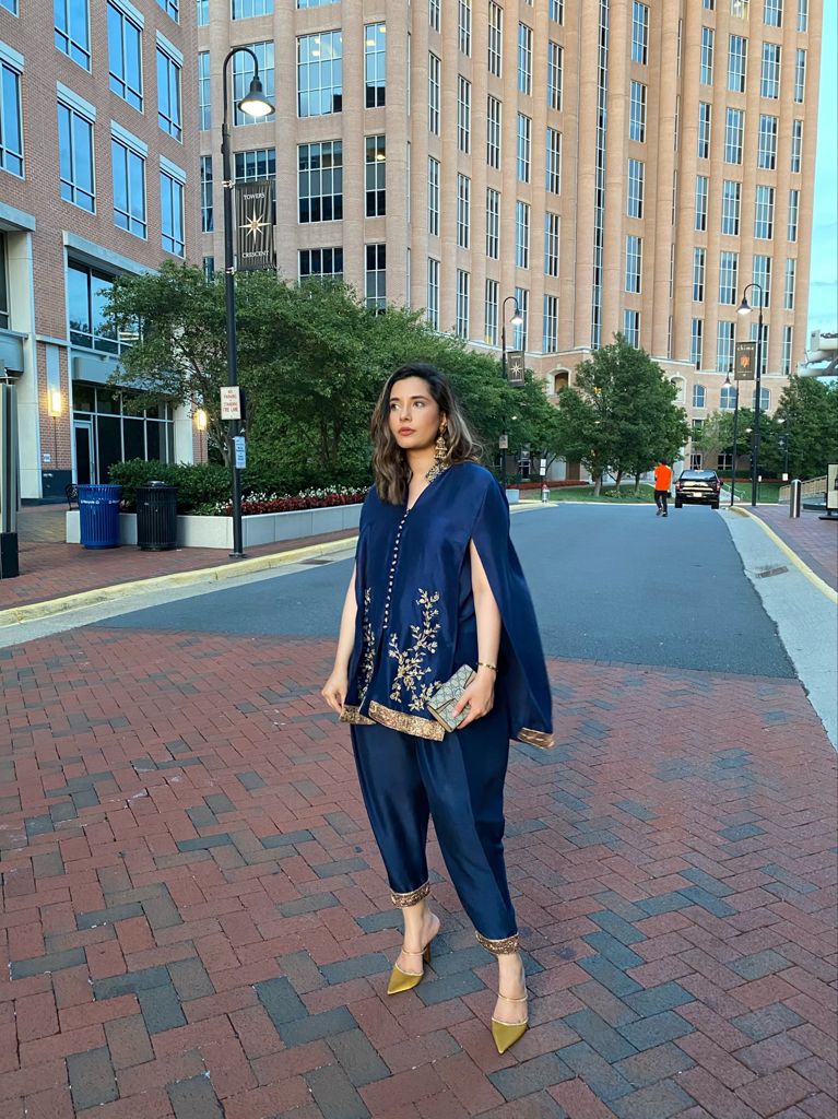 Purple Haze | Velvet Formals | Blue Raw Silk