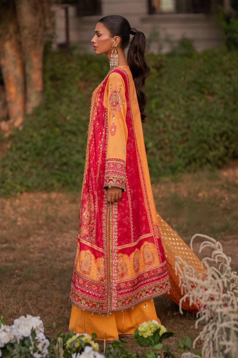 Qalamkar | Luxe Silk | UA-05 FIORE