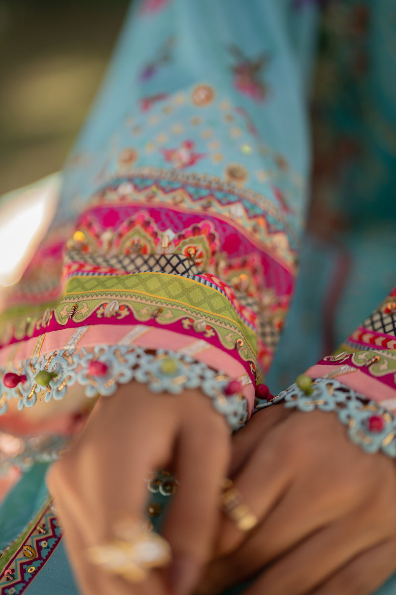 Qalamkar | Luxe Silk | UA-06 SARA