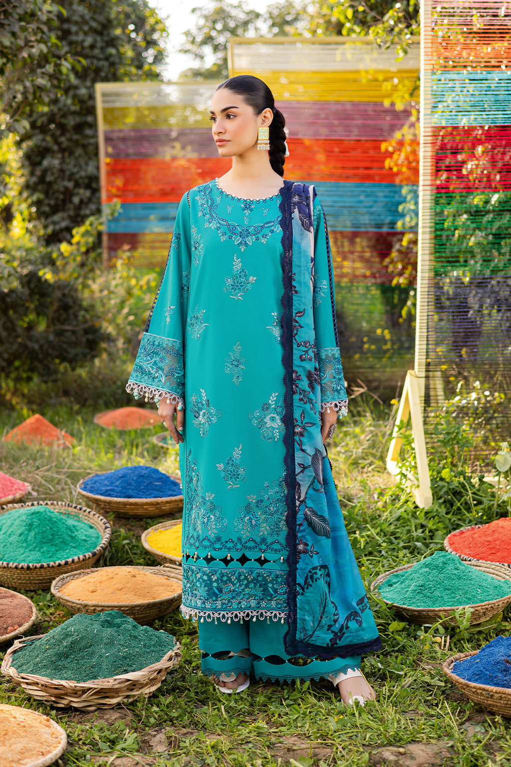 Ramsha | Riwayat Lawn Collection | Y-1201