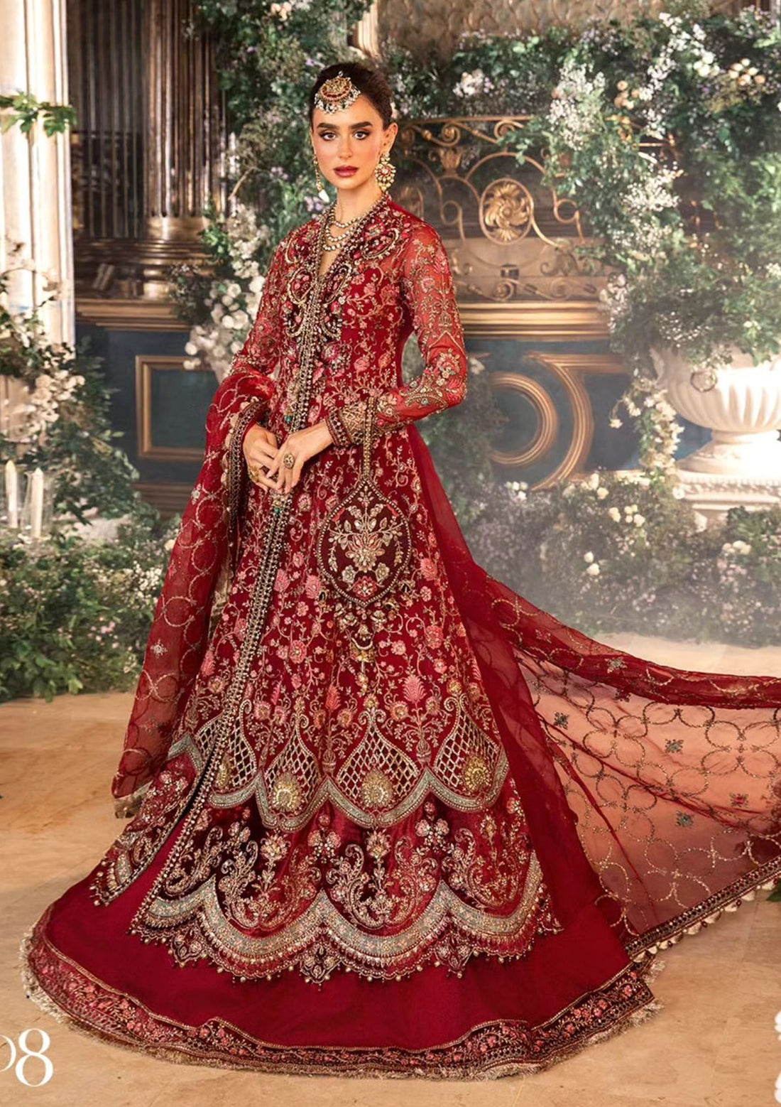 Formal Collection - Maria B - Mbroidered - Wedding Edition 24 - MWE#08 - Official Maria B - Agha Fabrics UK