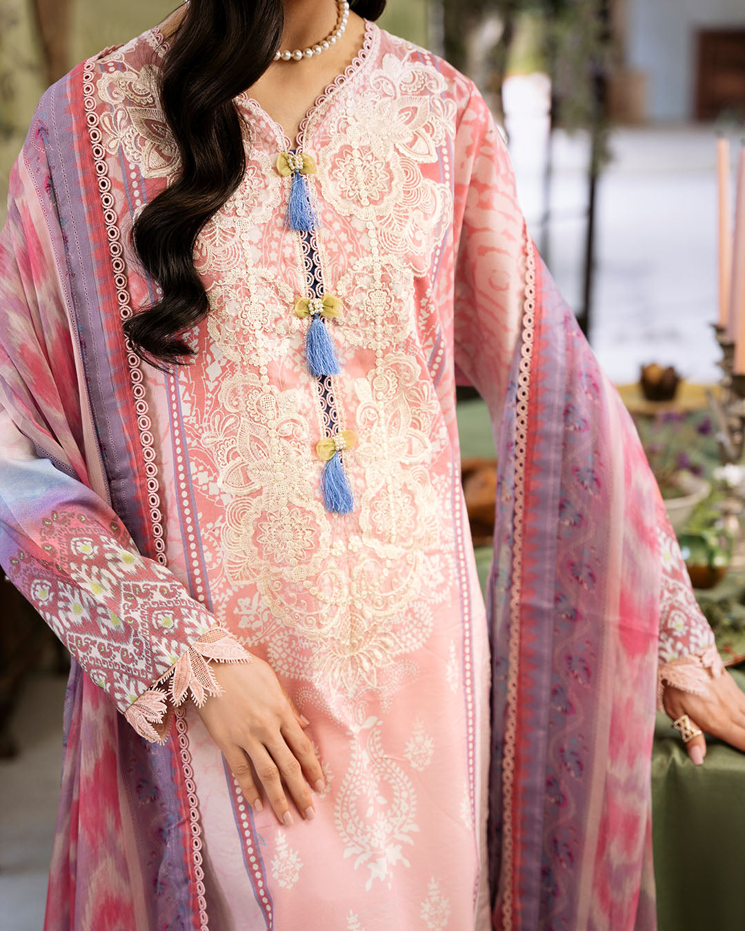 Roheenaz | Flora Printed Lawn | Amara