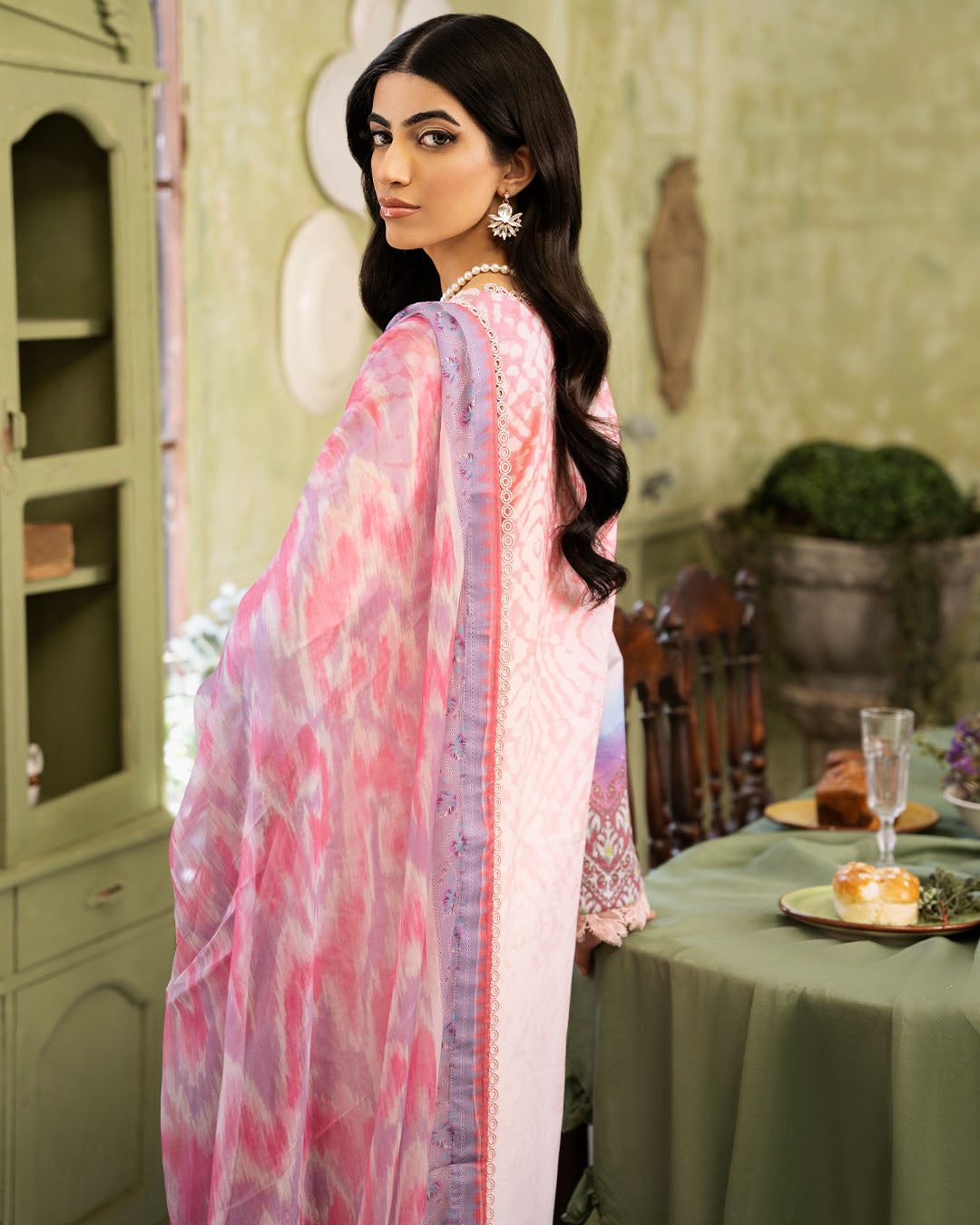 Roheenaz | Flora Printed Lawn | Amara