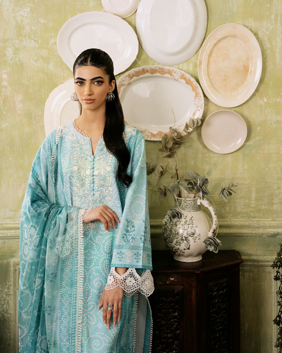 Roheenaz | Flora Printed Lawn | Mirage