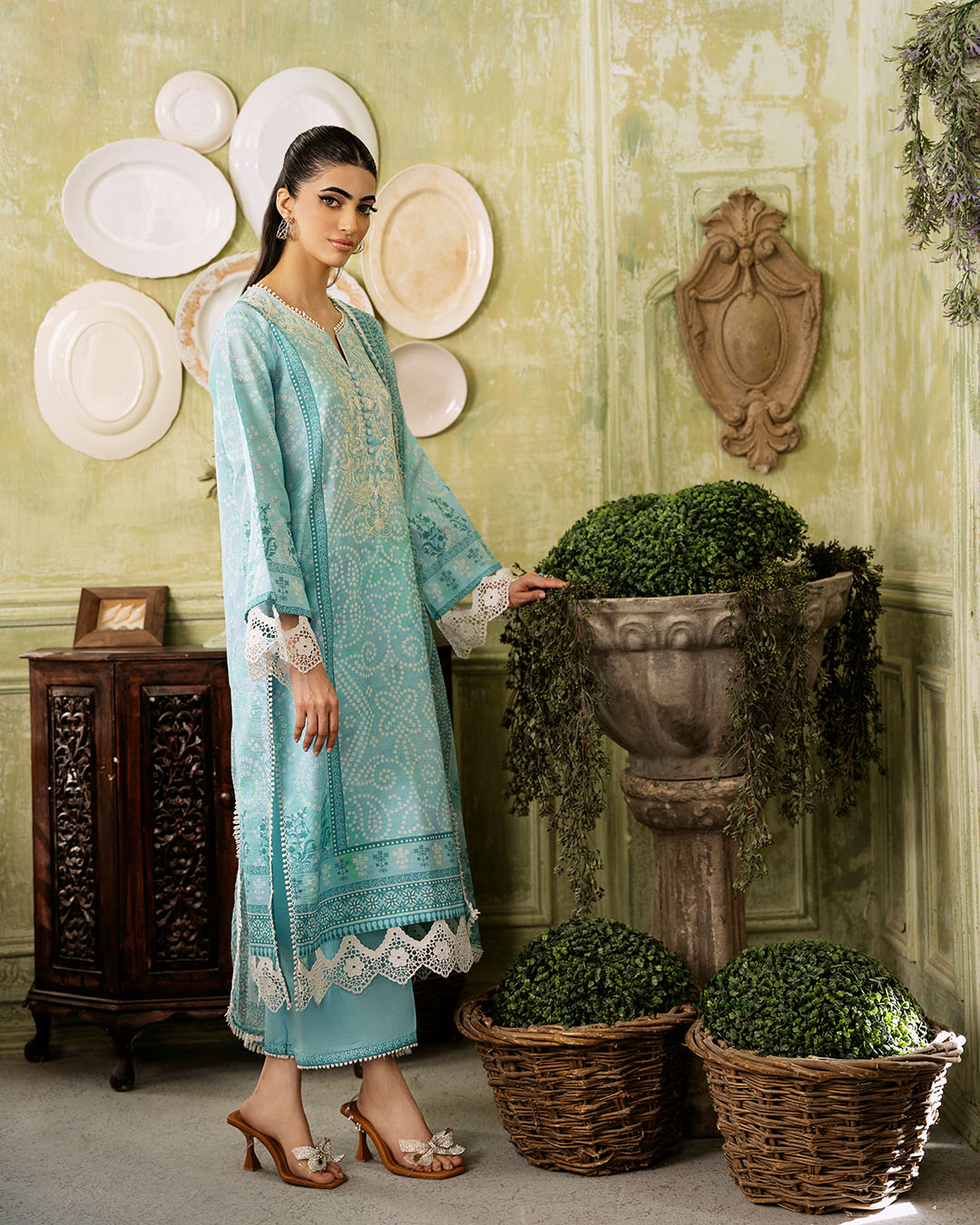 Roheenaz | Flora Printed Lawn | Mirage
