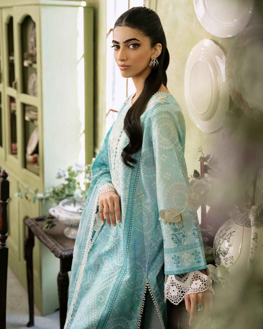Roheenaz | Flora Printed Lawn | Mirage