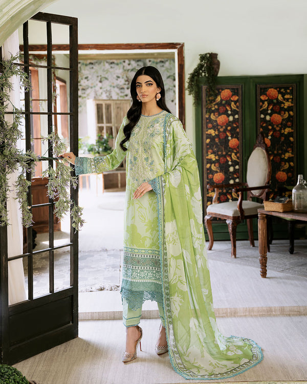 Roheenaz | Flora Printed Lawn | Euphoria