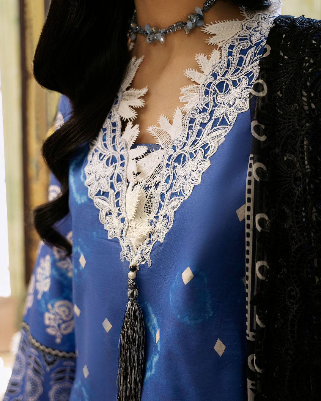 Roheenaz | Flora Printed Lawn | Ember