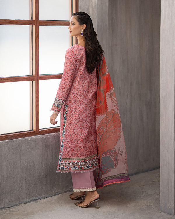 Roheenaz | Azalea Printed Lawn 24 | Sunset Serenade