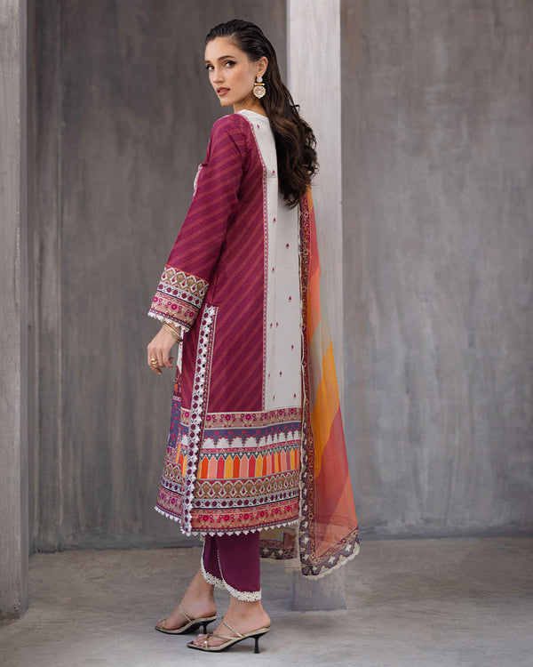 Roheenaz | Azalea Printed Lawn 24 | Orchid Oasis