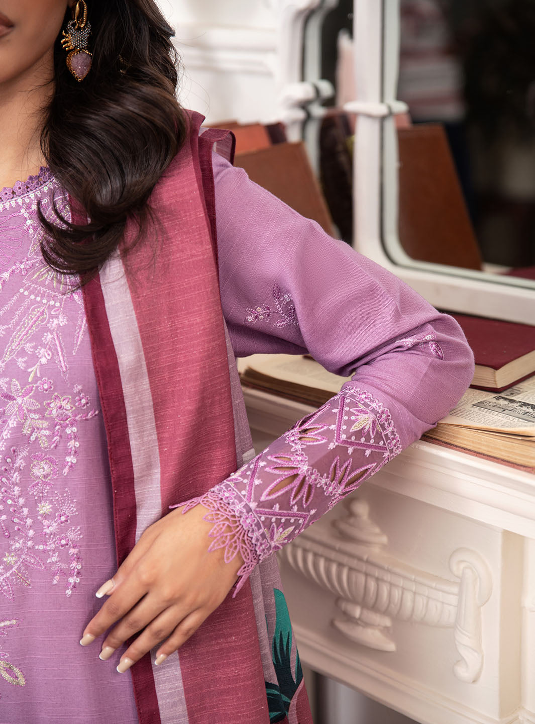 Roheenaz | Meraki Winter Collection | Mauve