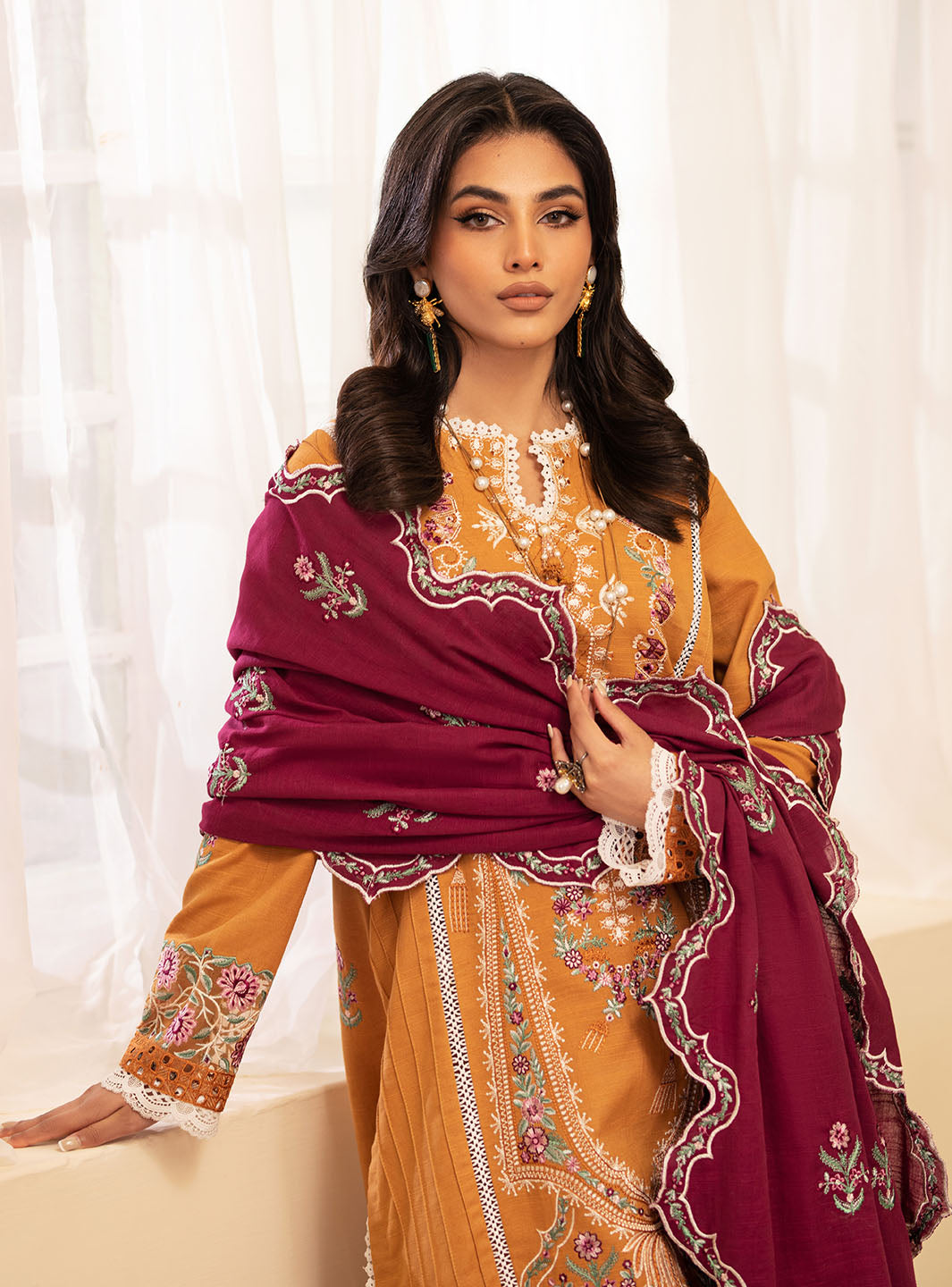 Roheenaz | Meraki Winter Collection | Saffron