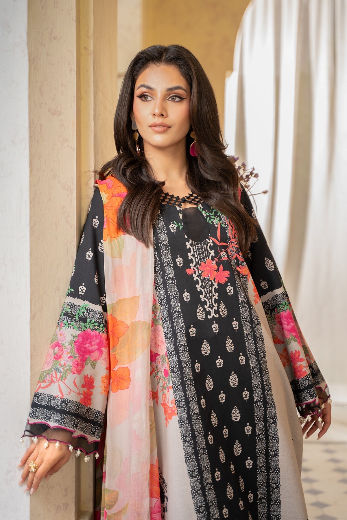 Charizma | Lawn Collection 24 | AS4-49 - Official Charizma - Agha Fabrics UK