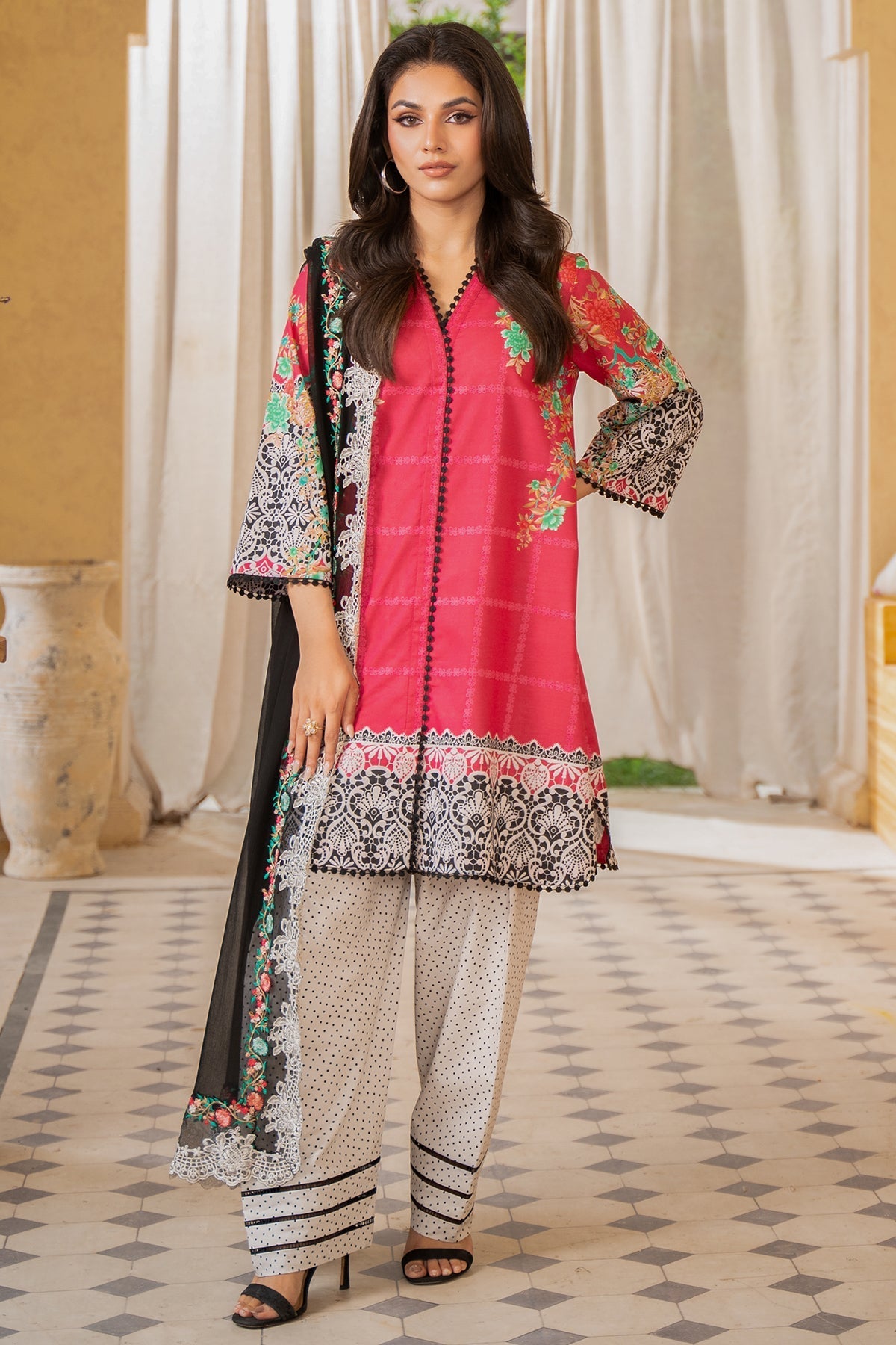 Charizma | Lawn Collection 24 | AS4-39 - Official Charizma - Agha Fabrics UK