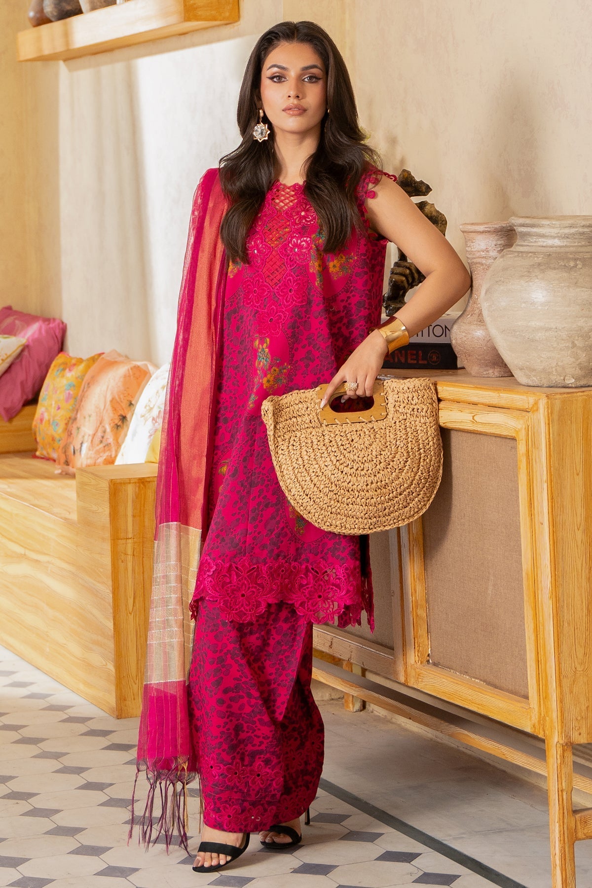 Charizma | Lawn Collection 24 | AS4-32 - Official Charizma - Agha Fabrics UK