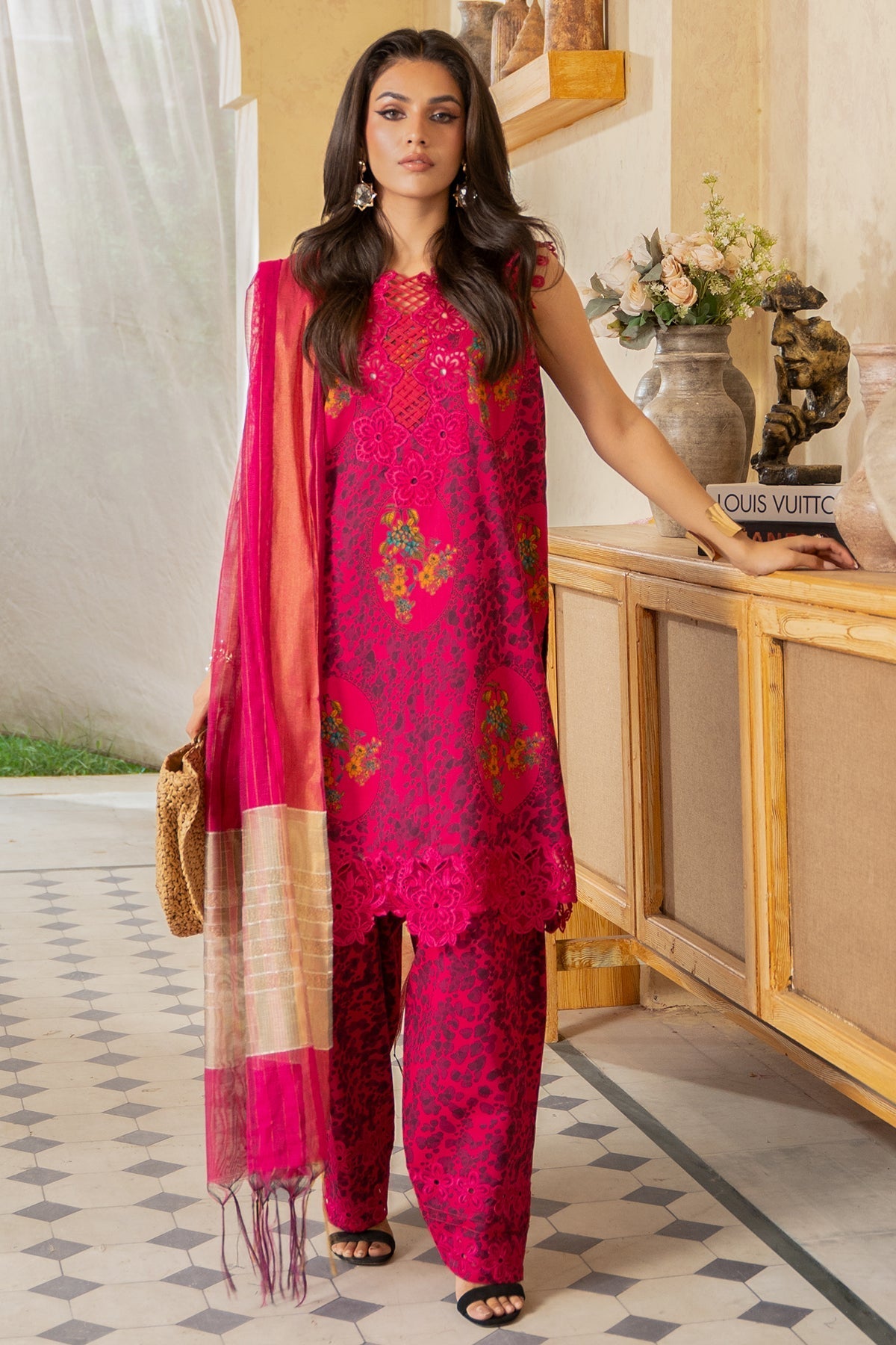 Charizma | Lawn Collection 24 | AS4-32 - Official Charizma - Agha Fabrics UK
