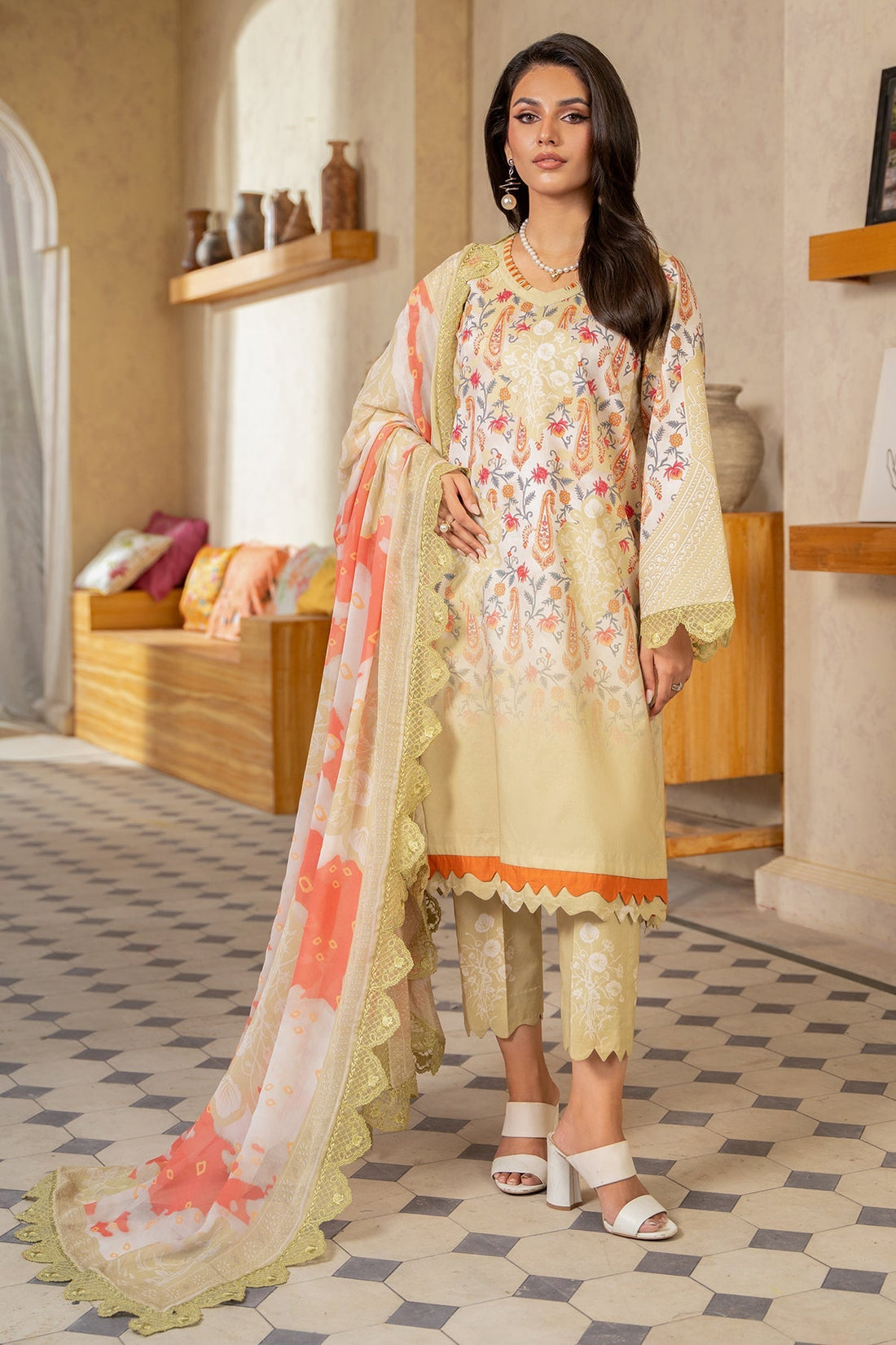Charizma | Lawn Collection 24 | AS4-33 - Official Charizma - Agha Fabrics UK