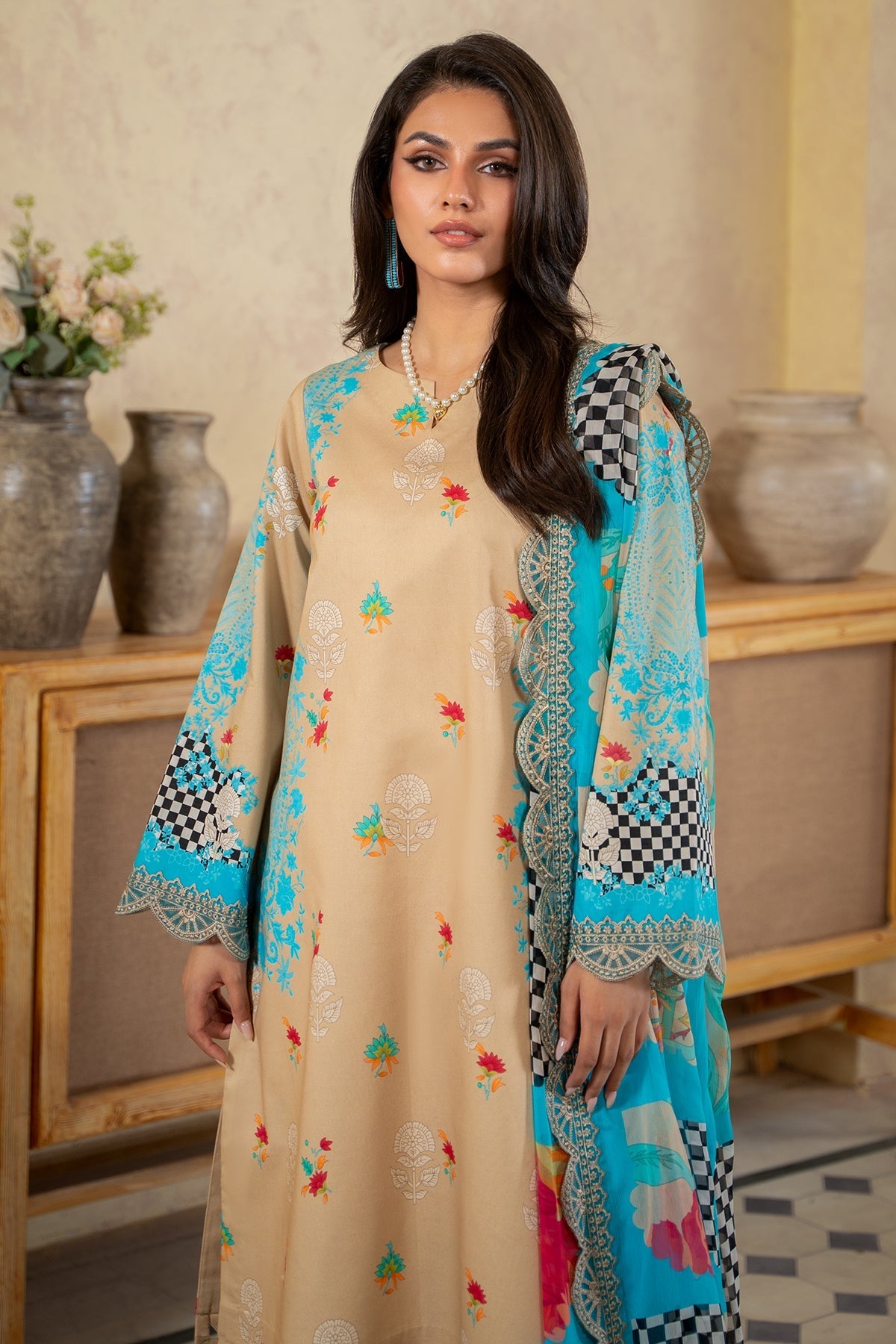 Charizma | Lawn Collection 24 | AS4-43 - Official Charizma - Agha Fabrics UK