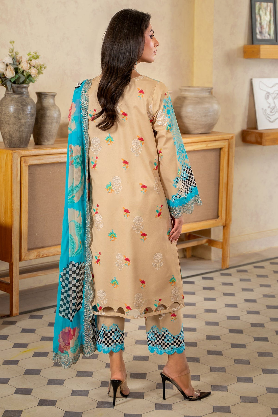 Charizma | Lawn Collection 24 | AS4-43 - Official Charizma - Agha Fabrics UK