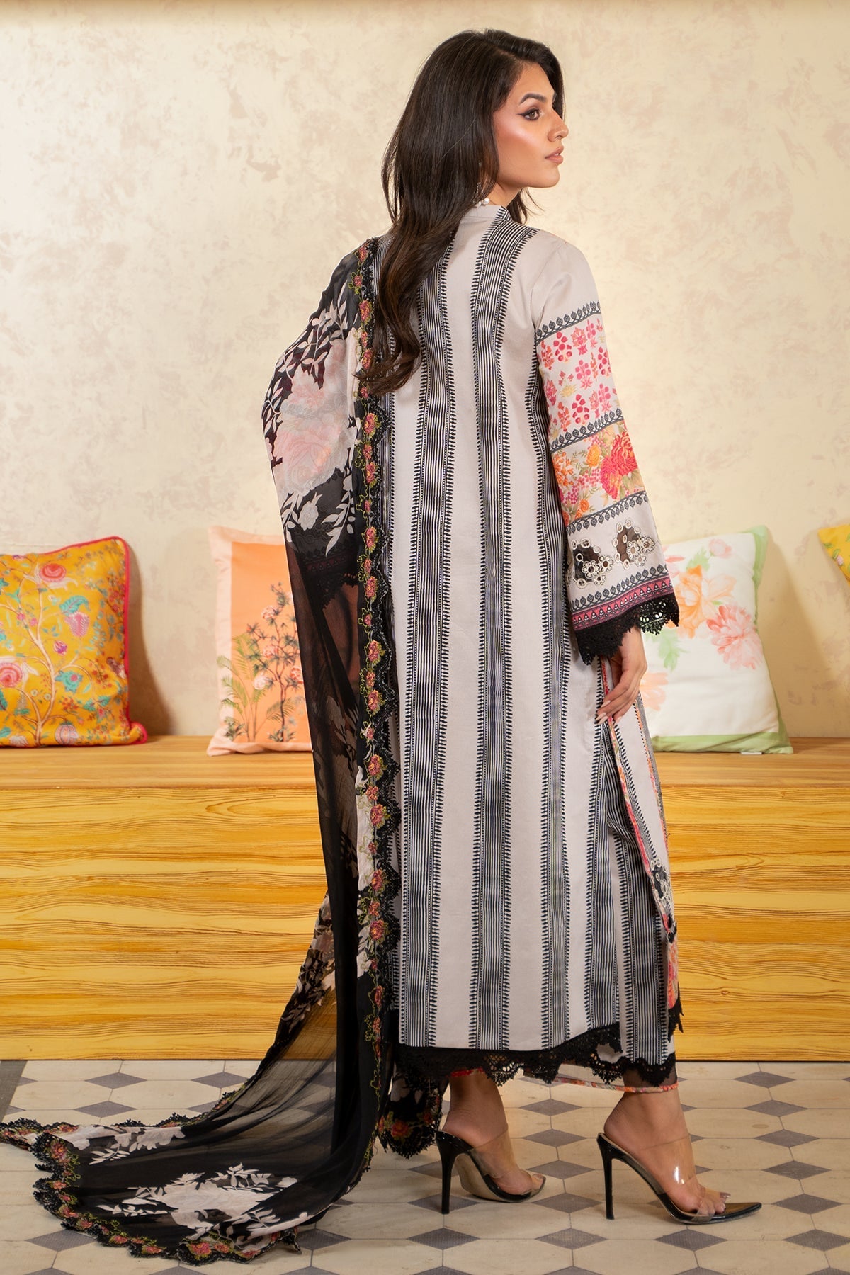 Charizma | Lawn Collection 24 | AS4-35 - Official Charizma - Agha Fabrics UK