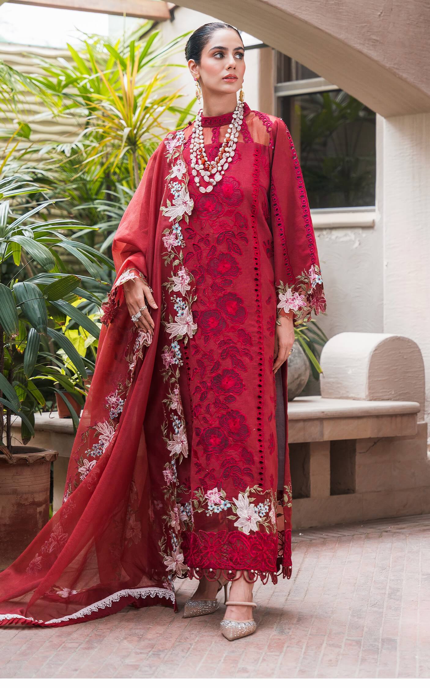 Asifa and Nabeel | Luxury Winter 24 | ROUGE WL-08 - Official Asifa and Nabeel - Agha Fabrics UK
