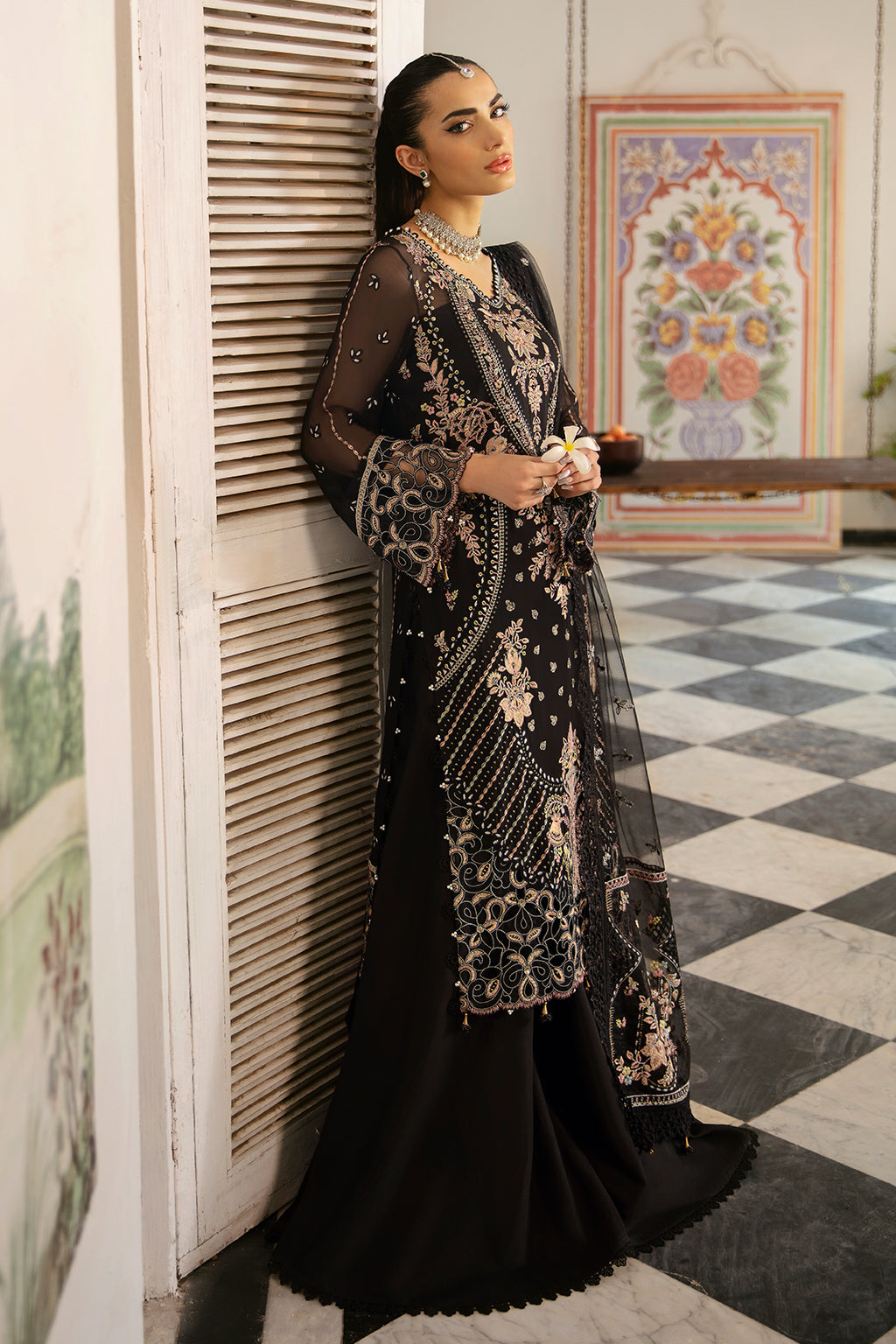 Ramsha | Dastak Luxury Chiffon Collection | Q-106