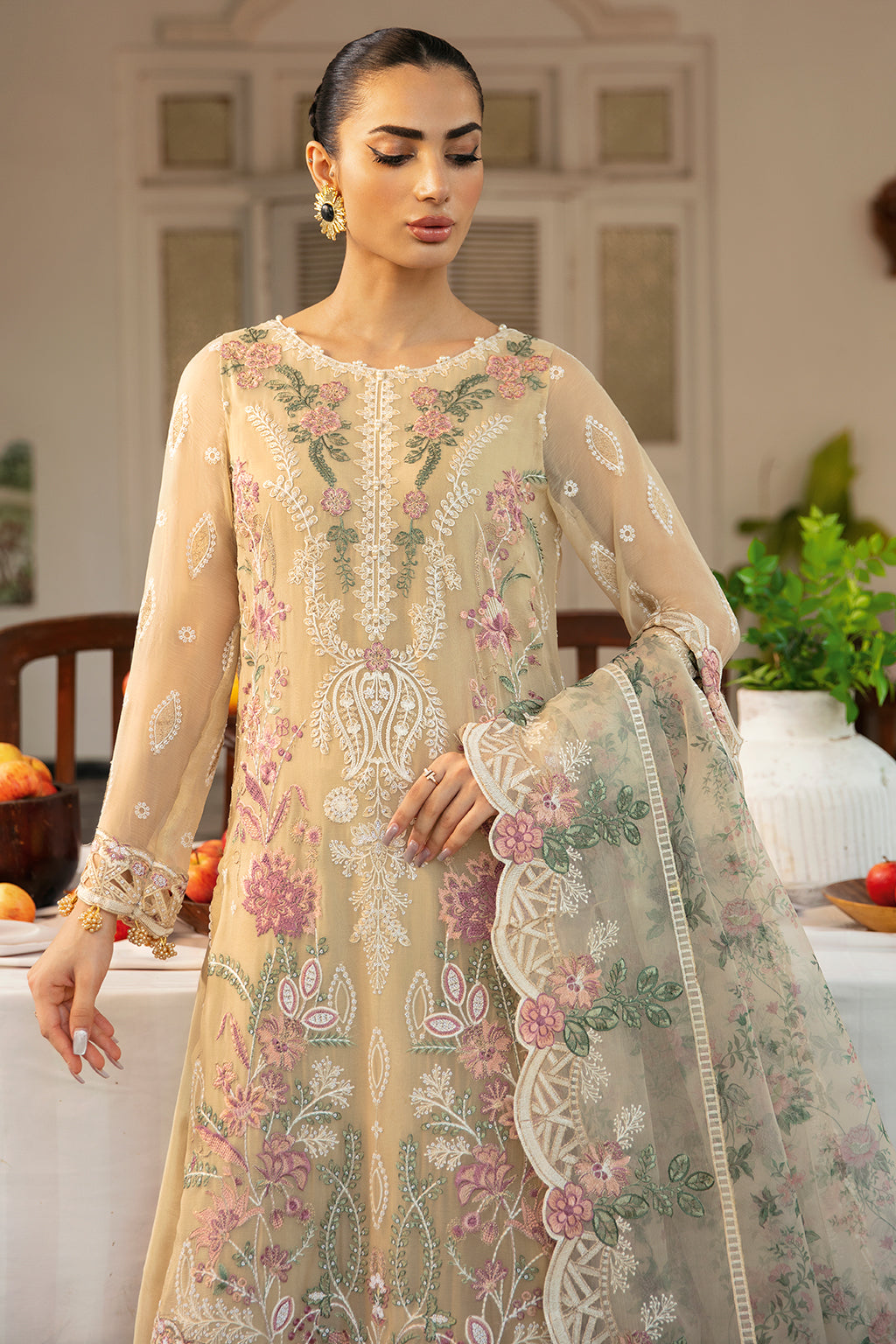 Ramsha | Dastak Luxury Chiffon Collection | Q-105