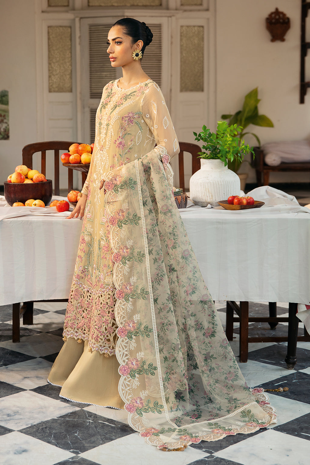 Ramsha | Dastak Luxury Chiffon Collection | Q-105