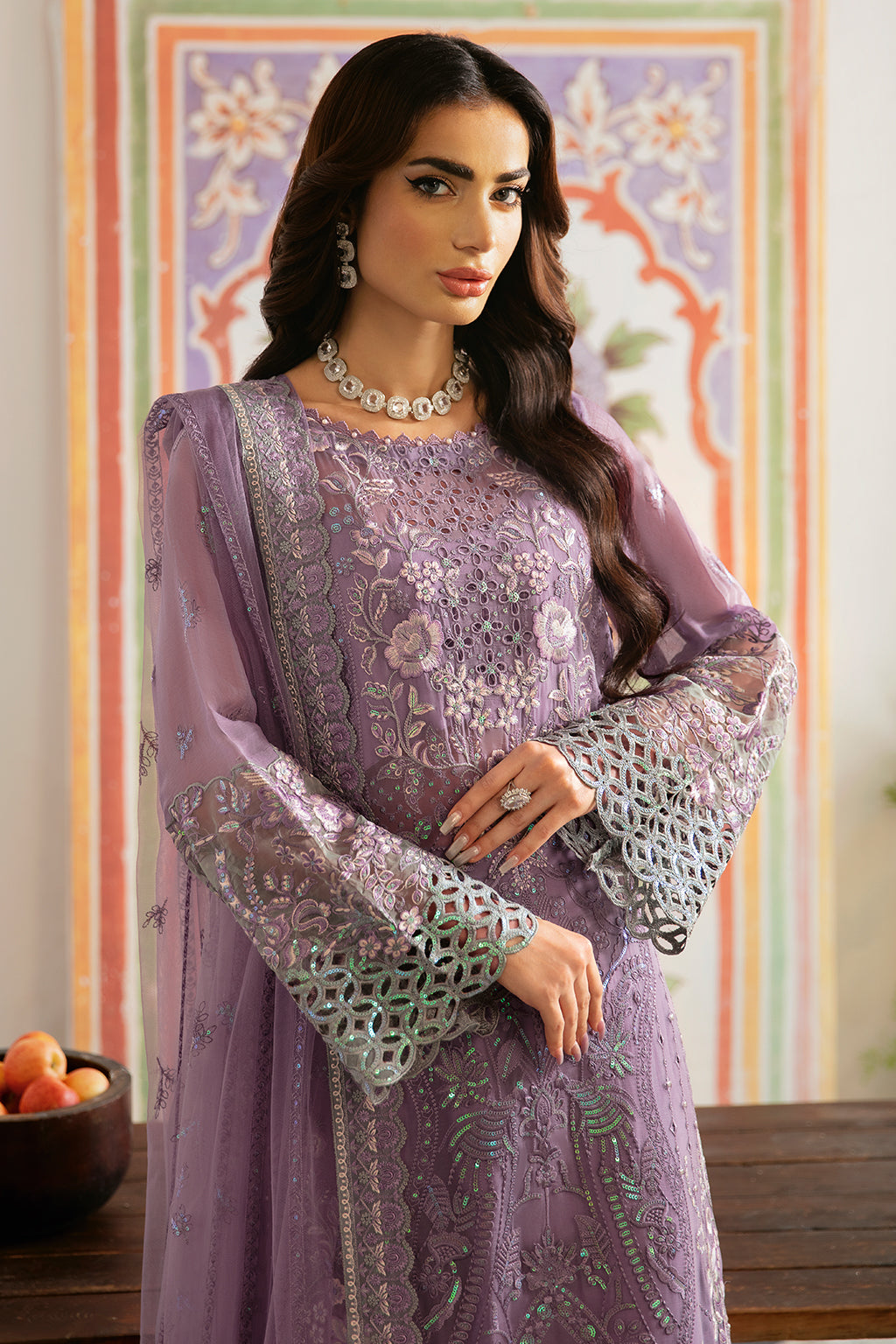 Ramsha | Dastak Luxury Chiffon Collection | Q-108