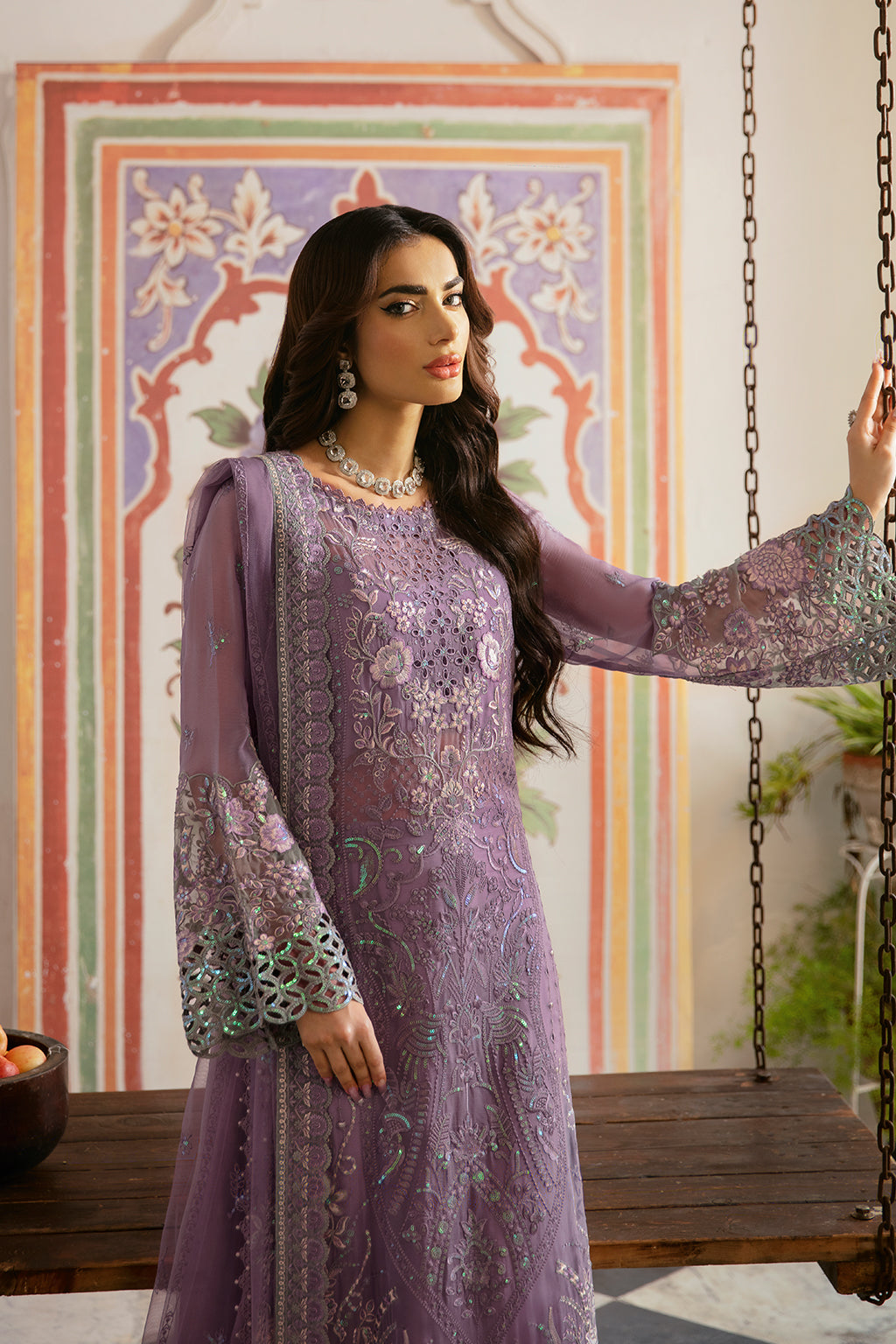 Ramsha | Dastak Luxury Chiffon Collection | Q-108
