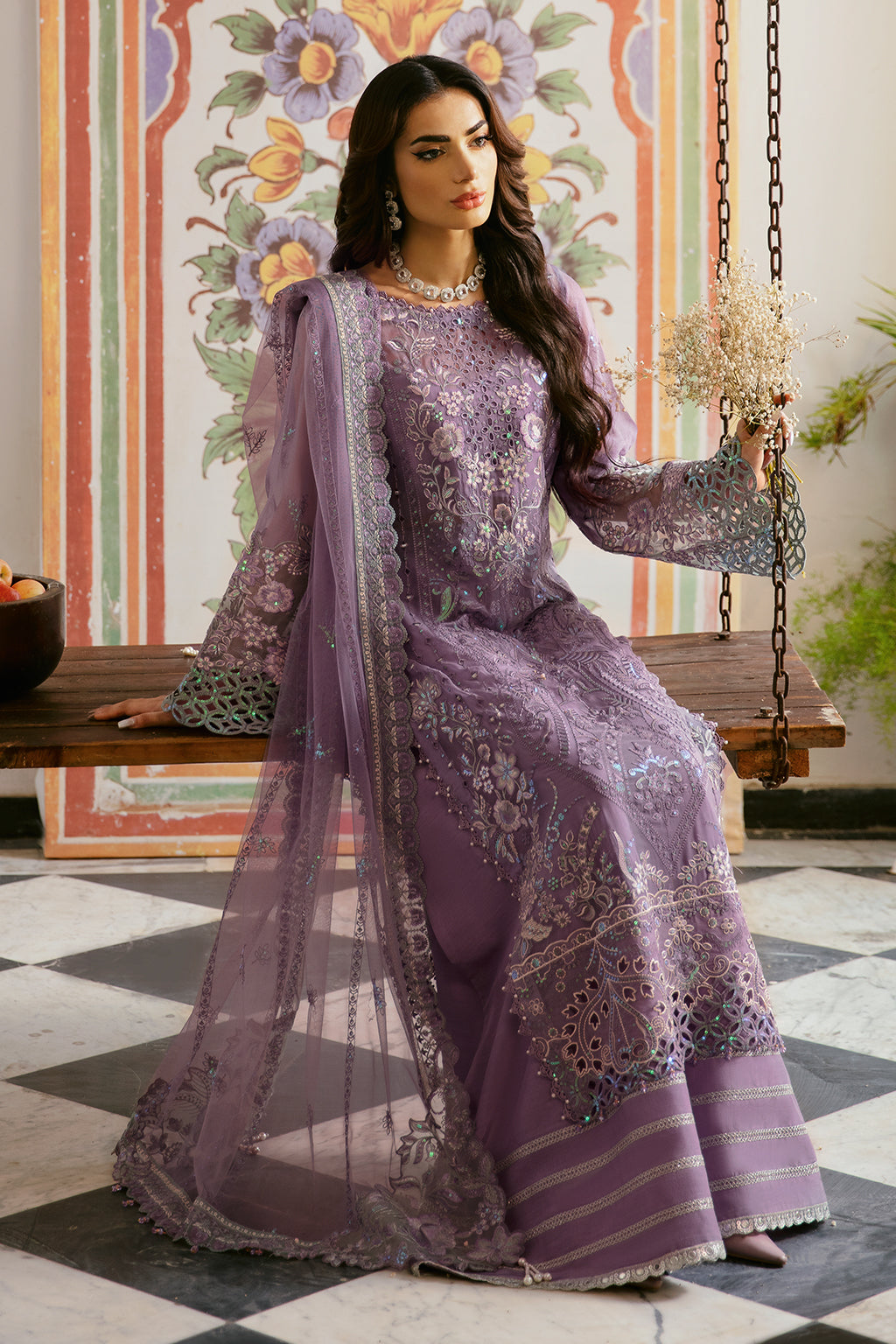 Ramsha | Dastak Luxury Chiffon Collection | Q-108