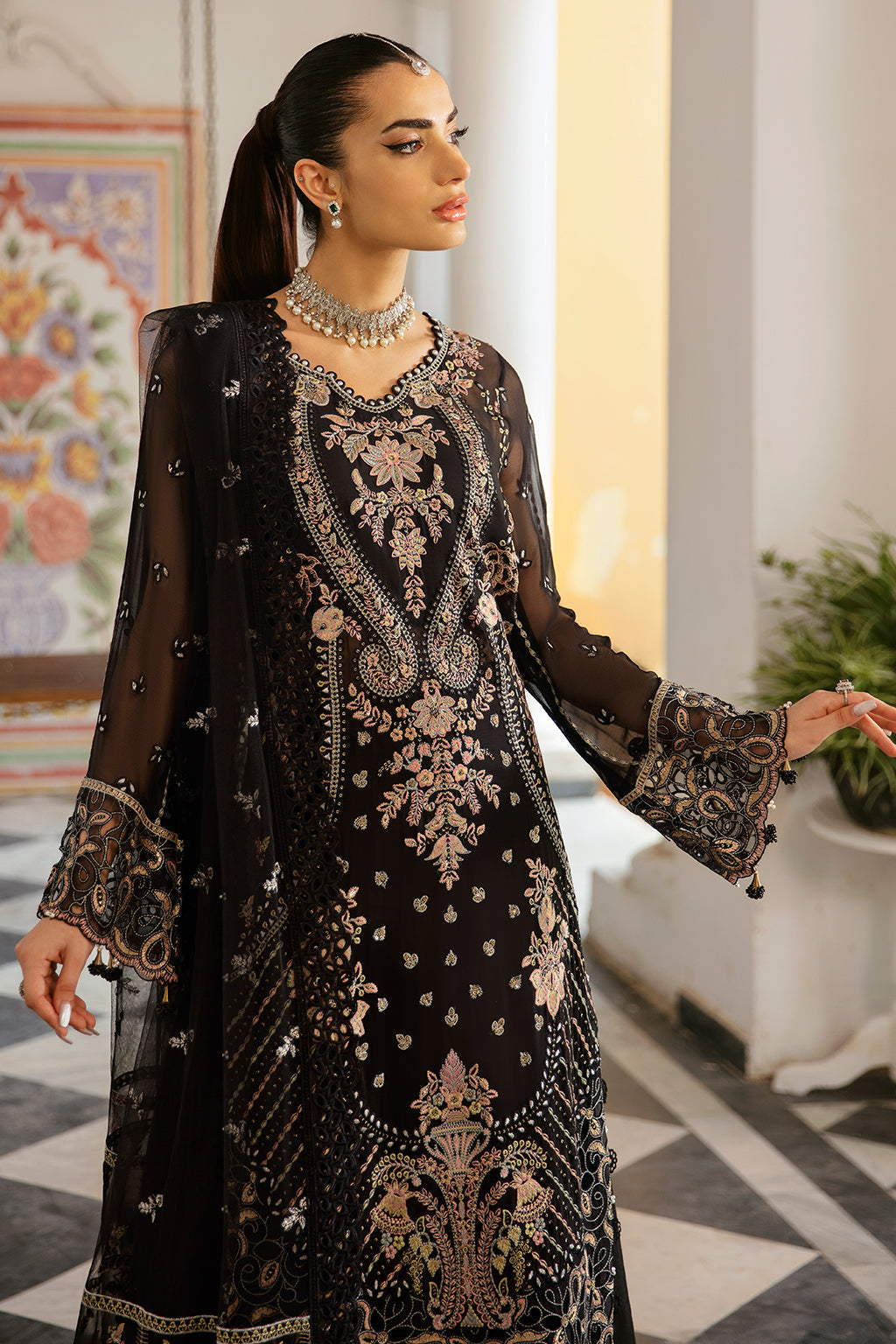 Ramsha | Dastak Luxury Chiffon Collection | Q-106