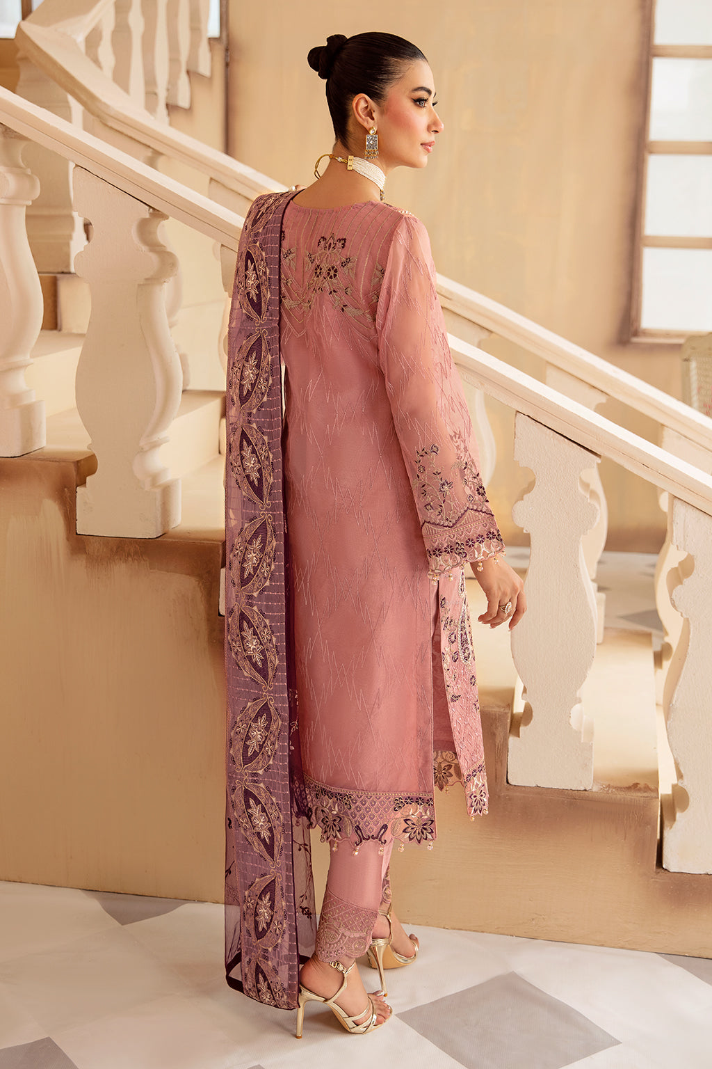 Ramsha | Minhal Organza Collection | M-1210