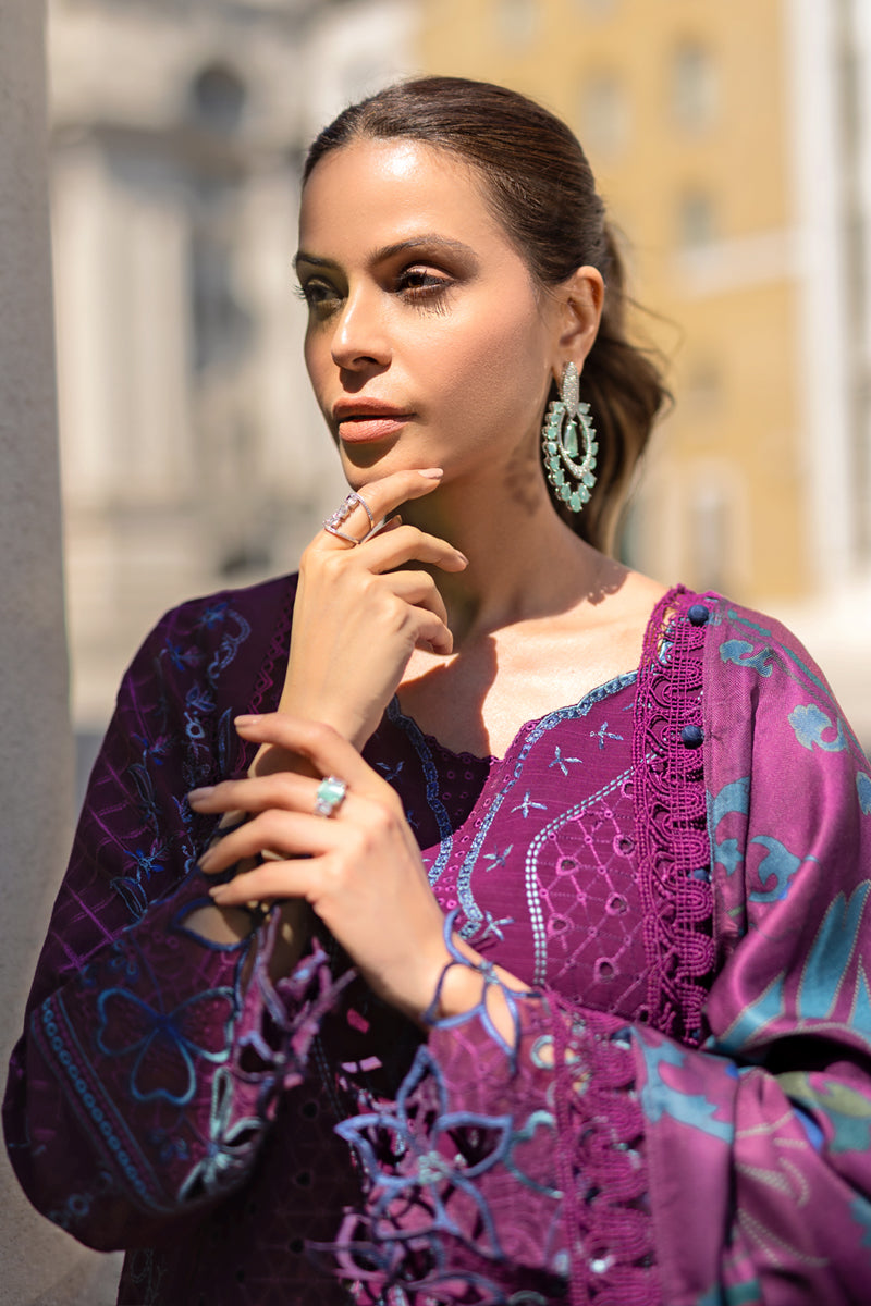 Rangrasiya | Carnation Winter Shawl | Freya