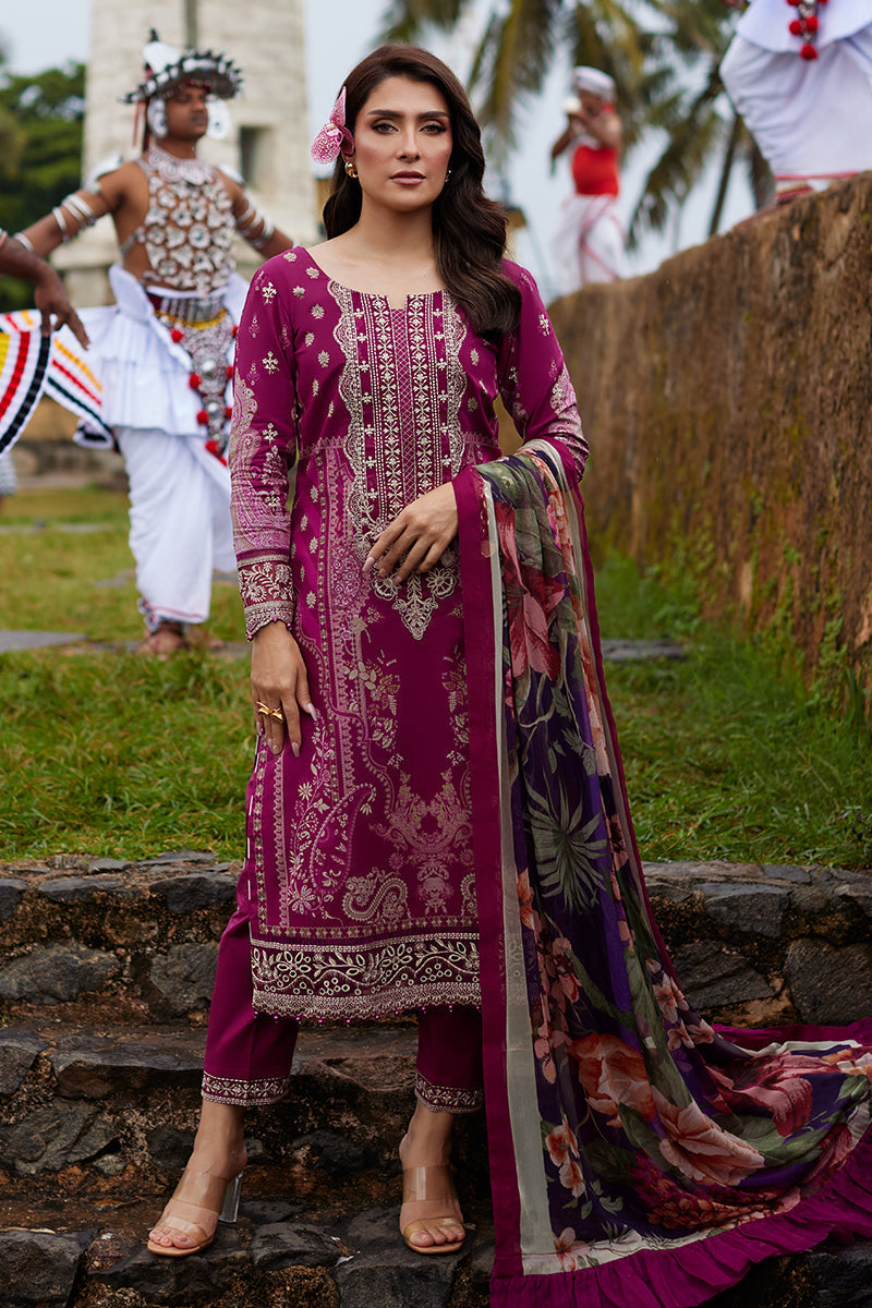 Gulaal | Saffira Lawn 25 | Aria - Official Gulaal - Agha Fabrics UK