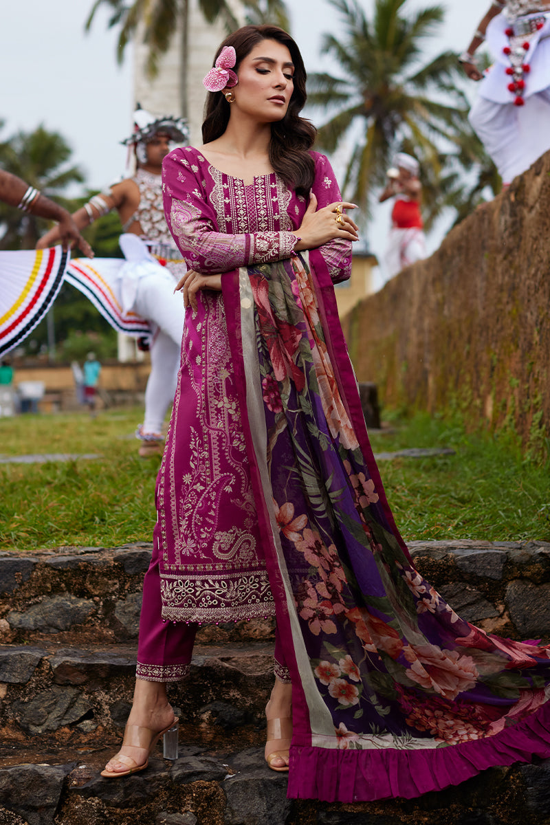 Gulaal | Saffira Lawn 25 | Aria - Official Gulaal - Agha Fabrics UK