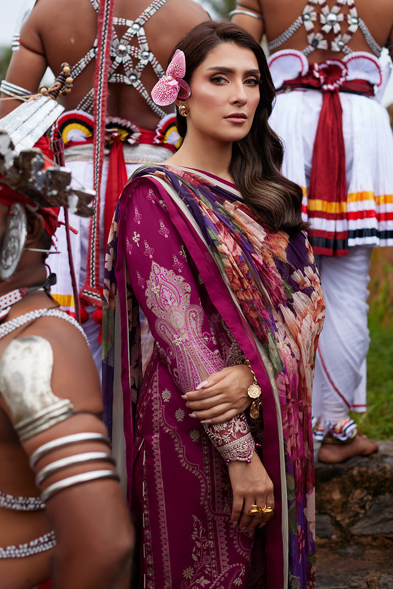 Gulaal | Saffira Lawn 25 | Aria - Official Gulaal - Agha Fabrics UK